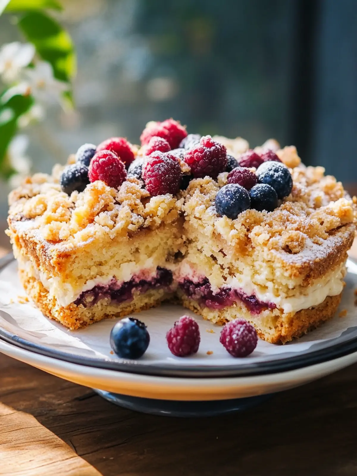 Pflaumenkuchen mit Streuseln