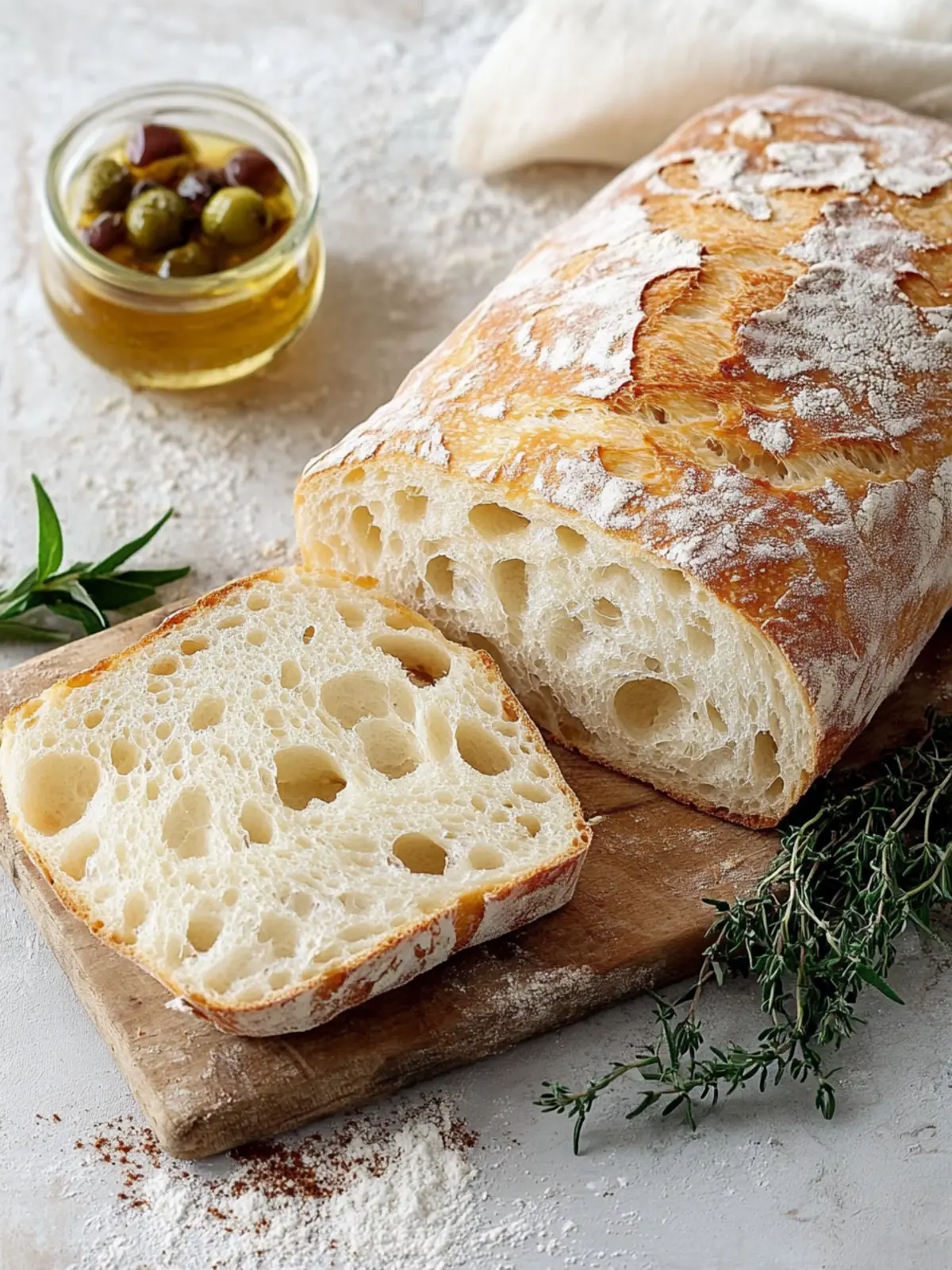 Selbstgemachtes Ciabatta