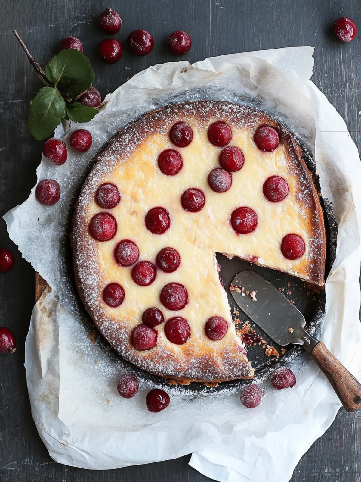 Kirsch-Schmandkuchen vom Blech