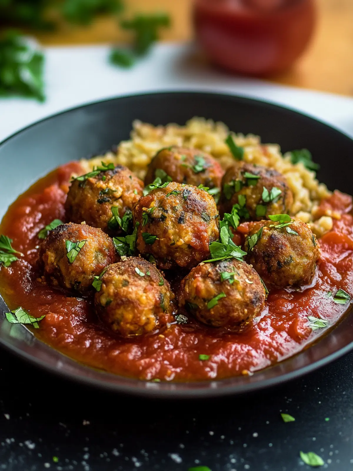 Cozy, delicious, easy: mushroom balls in tomato sauce for connoisseurs