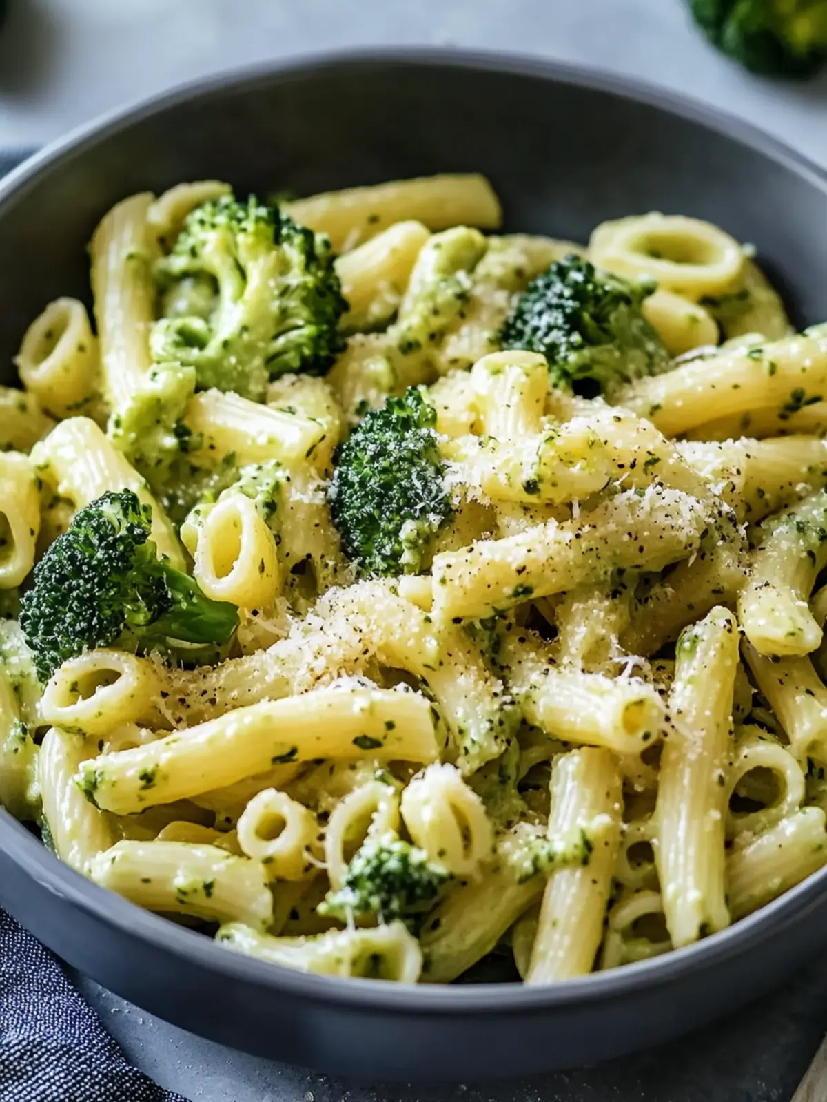 Gesunde Brokkoli Pasta für ein schnelles Abendessen
