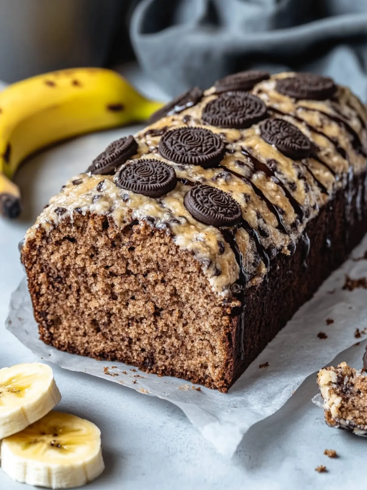 Veganes Oreo-Bananen-Brot - So saftig wie noch nie