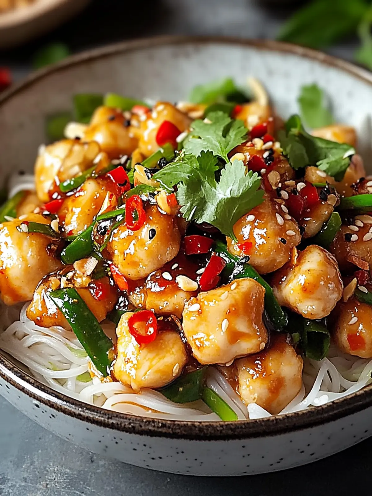 Süßes und scharfes Thai-Hähnchen in 30 Minuten