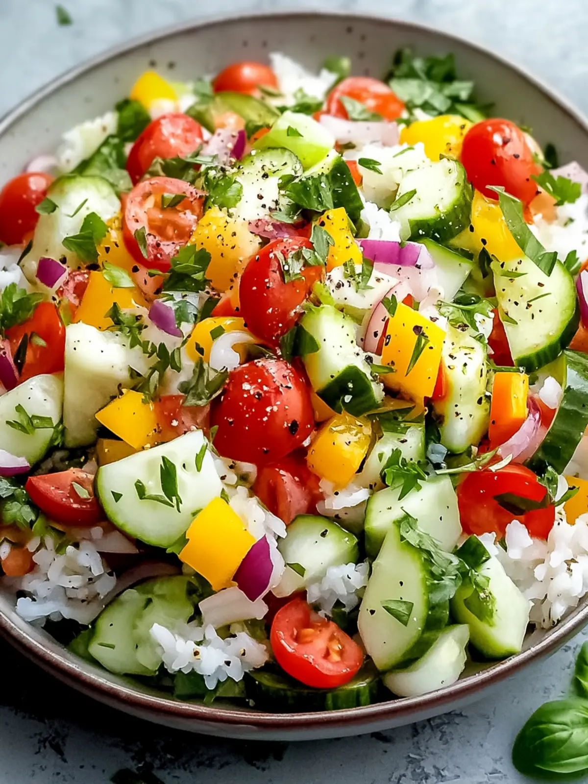 Klassischer Reissalat mit Gemüse – einfach & frisch für jeden Anlass