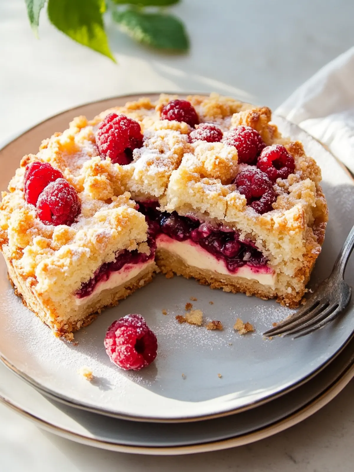 Pflaumenkuchen mit Streuseln