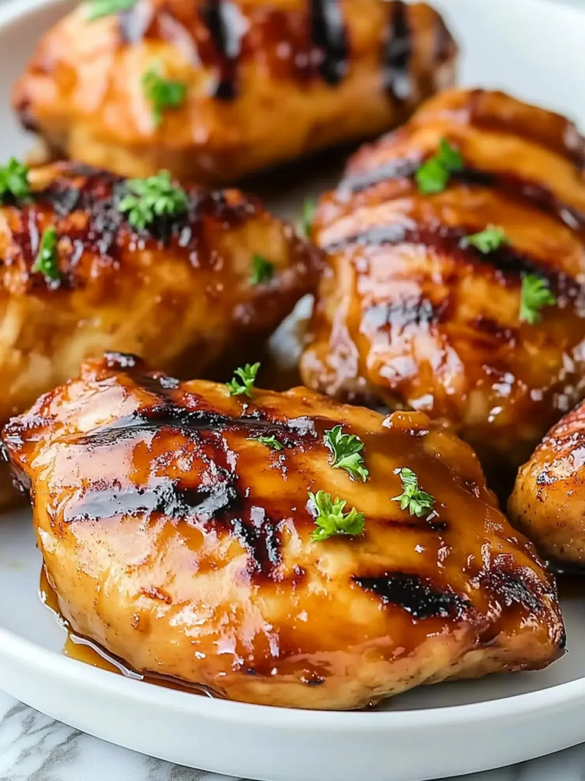 Gegrilltes Honighähnchen