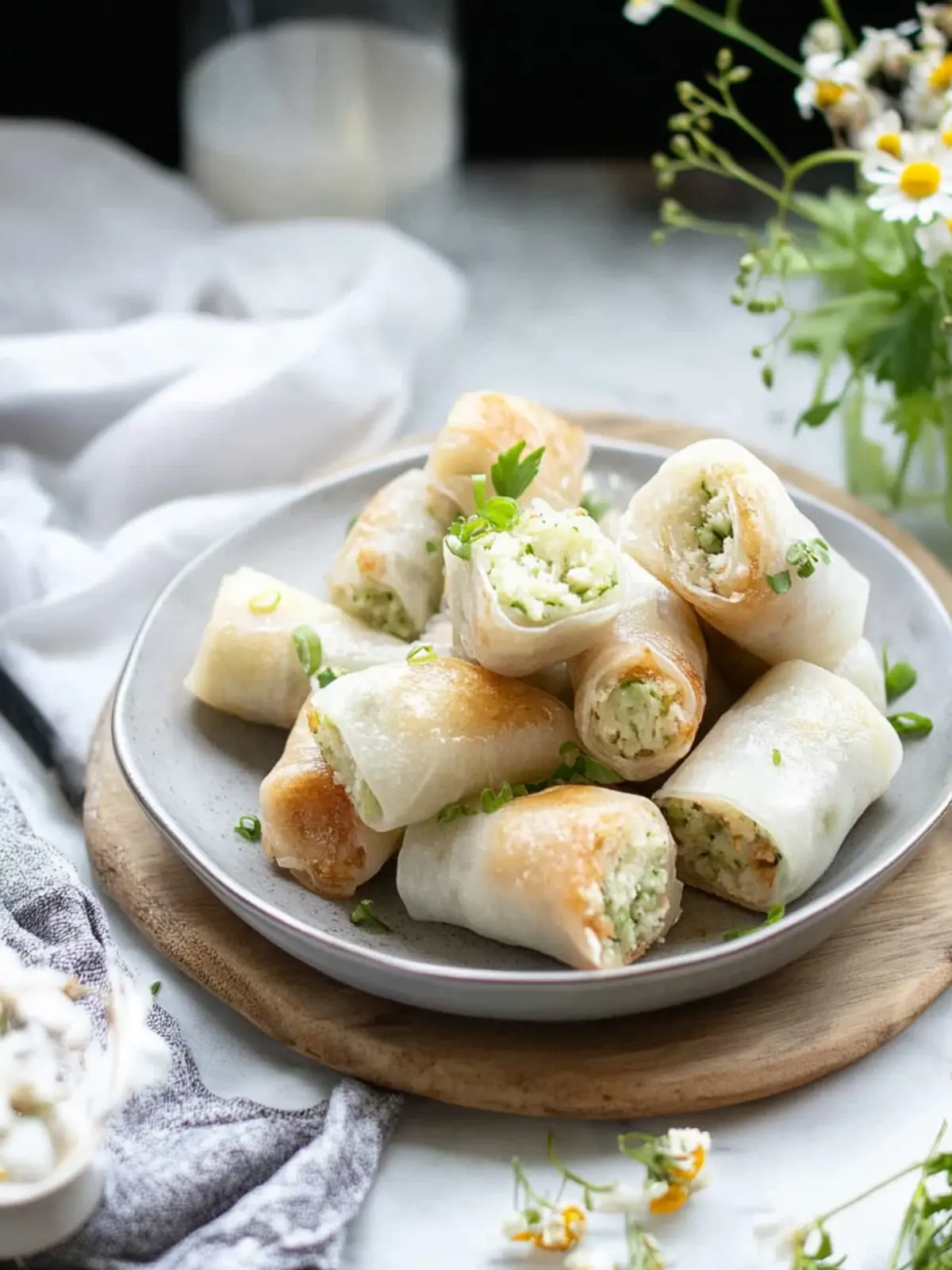 Luftfritteuse Frühlingsrollen