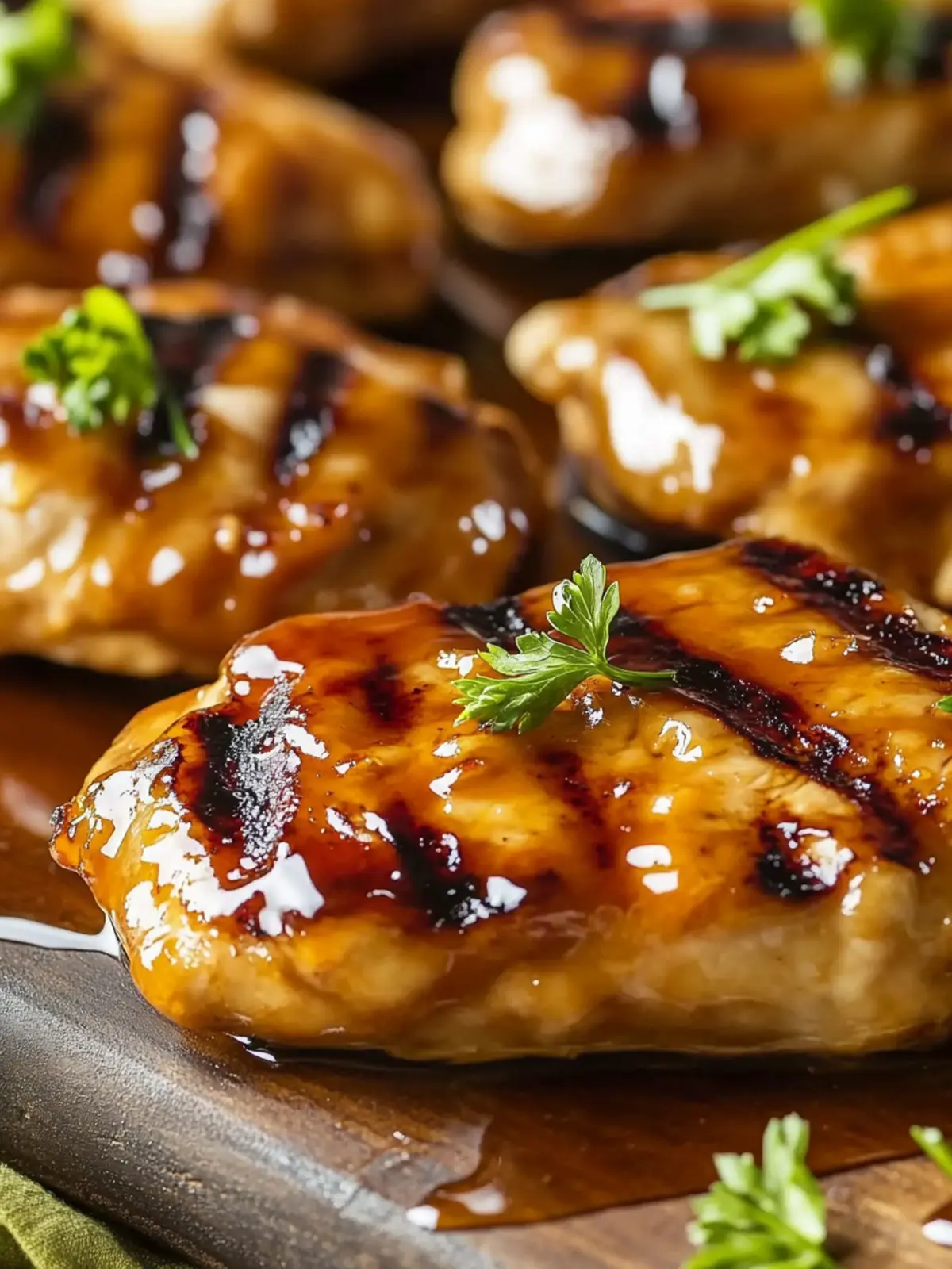 Gegrilltes Honighähnchen