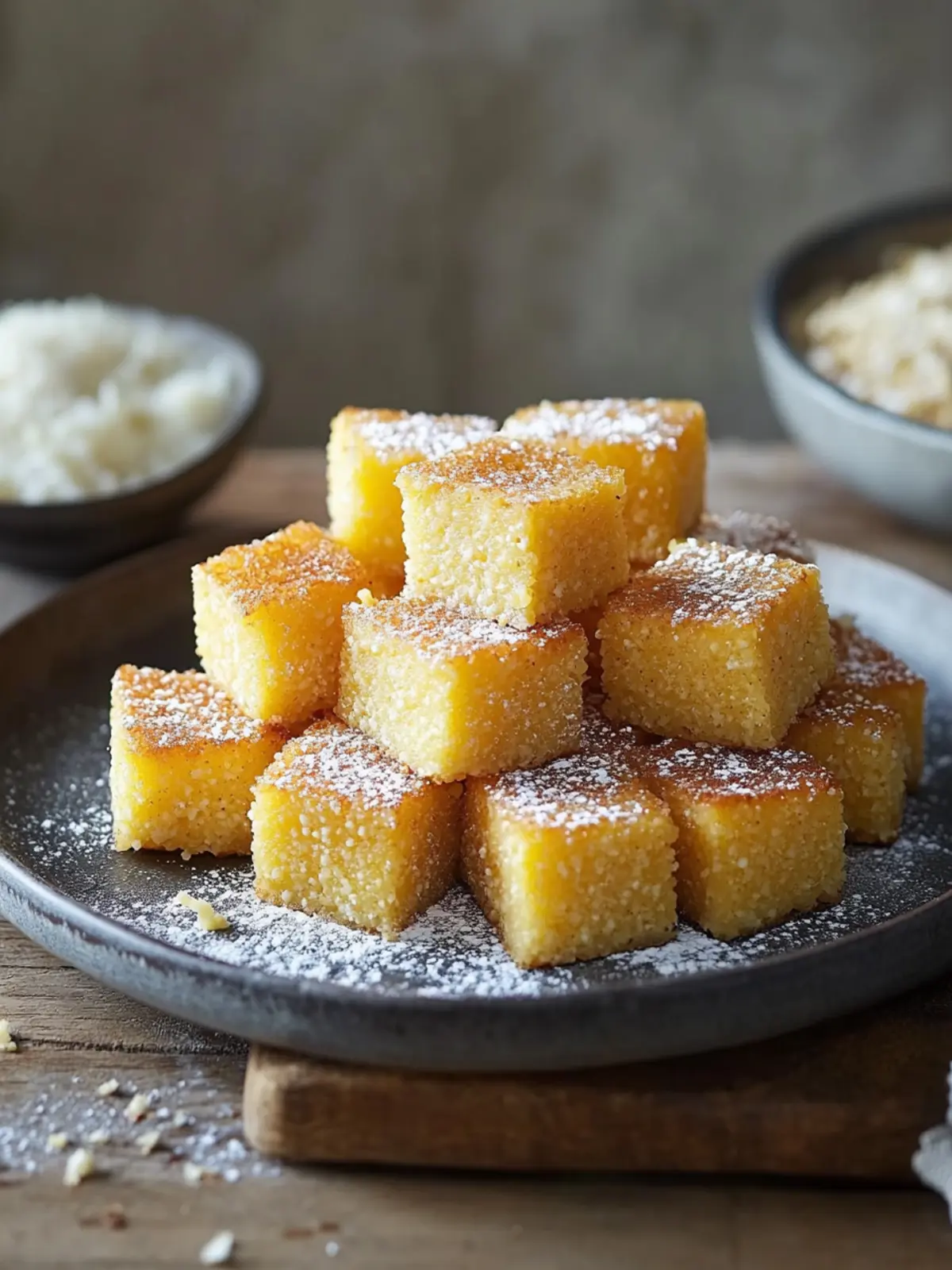 Your new favorite side dish: crispy polenta cubes