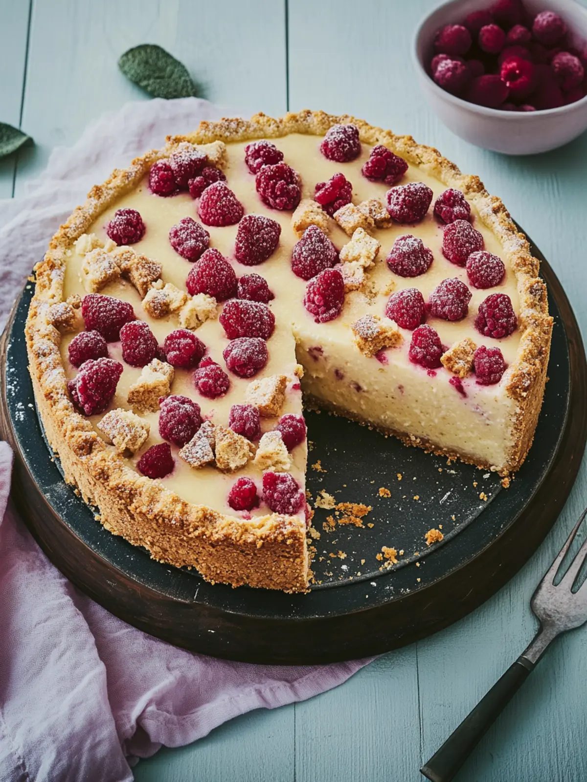 Rhabarber-Puddingkuchen