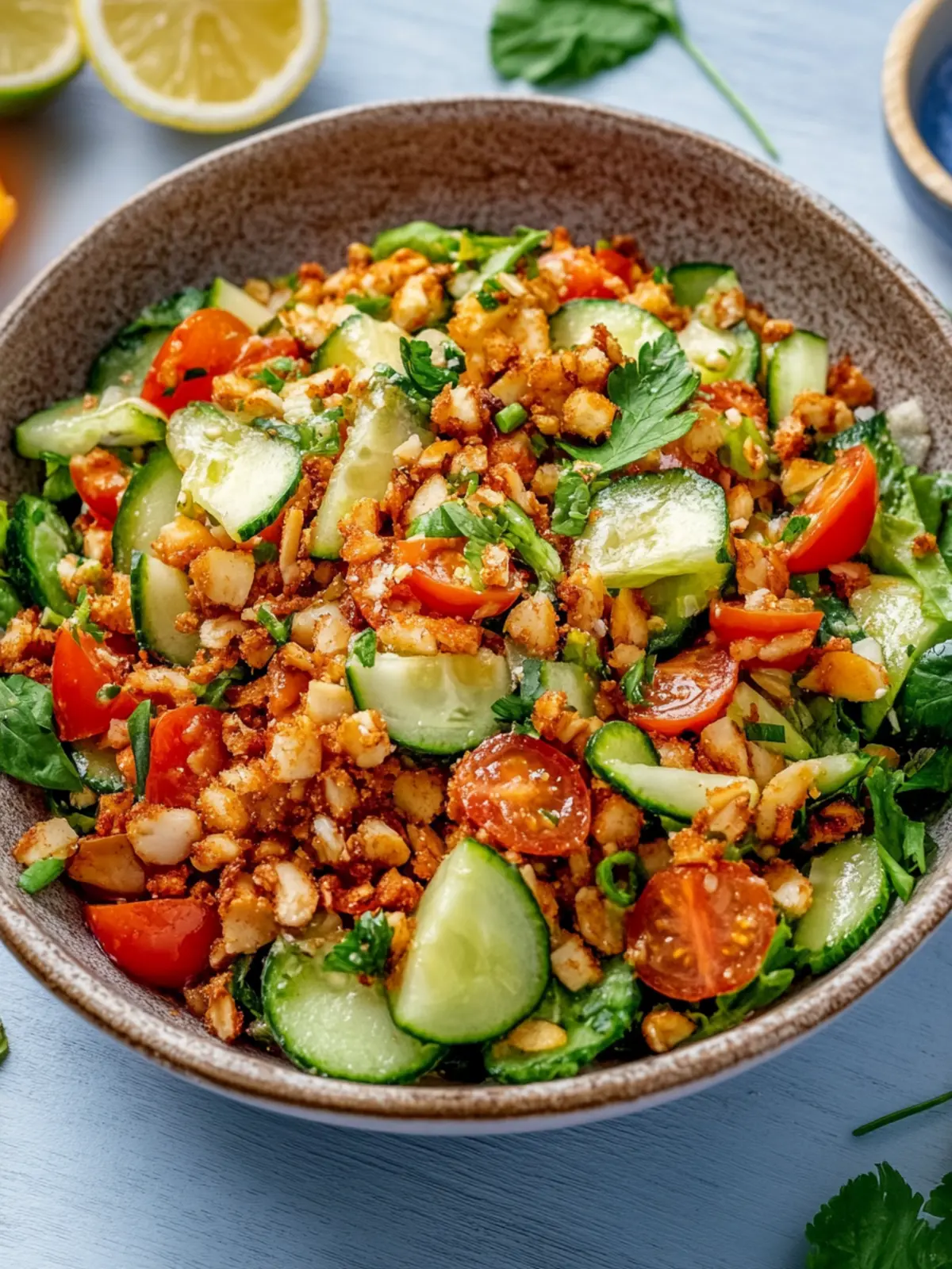 Crispy Rice Salat