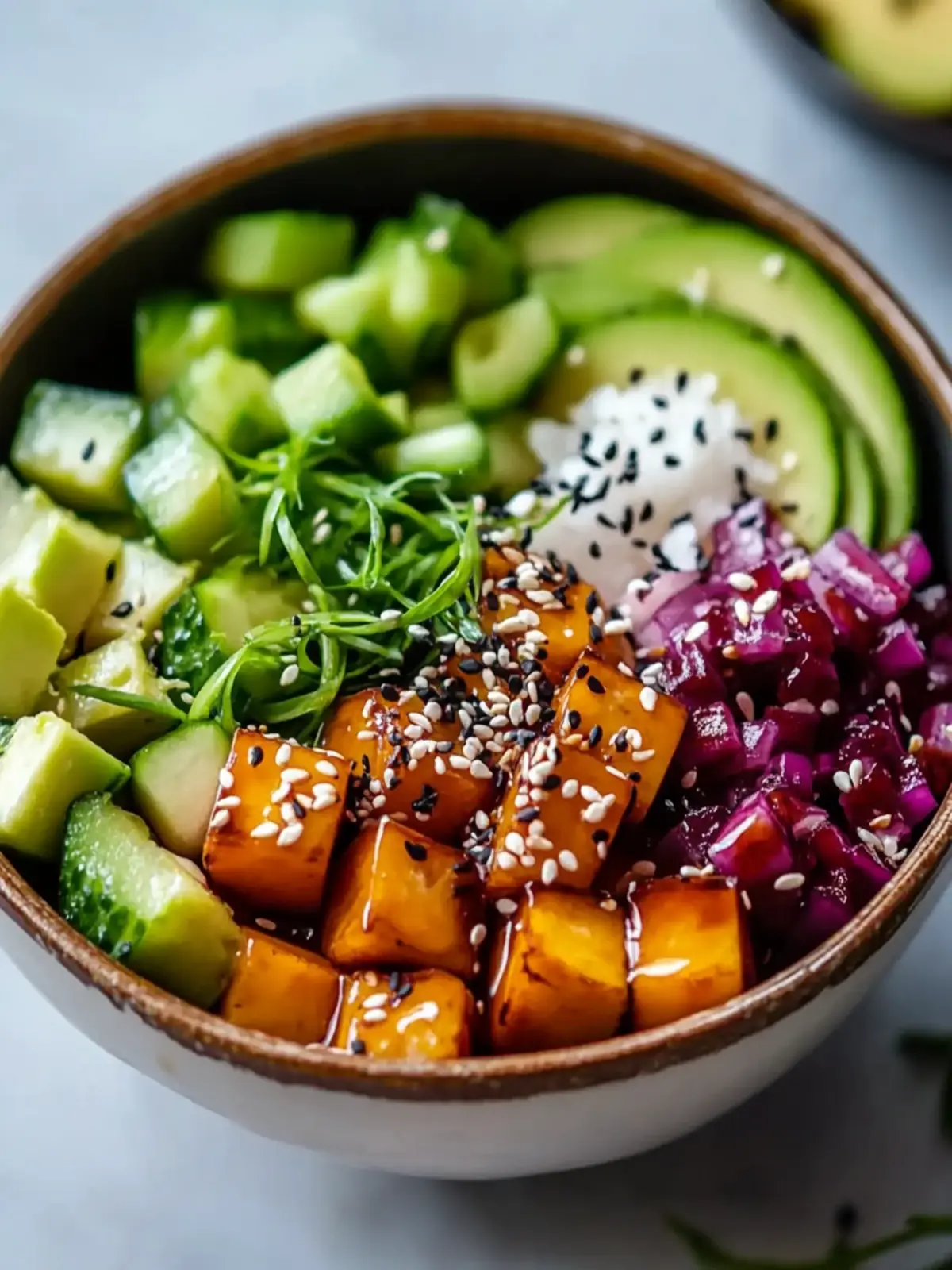 Vegane Poke Bowl: Ein Unglaubliches Ultimatives 7-Zutaten Rezept