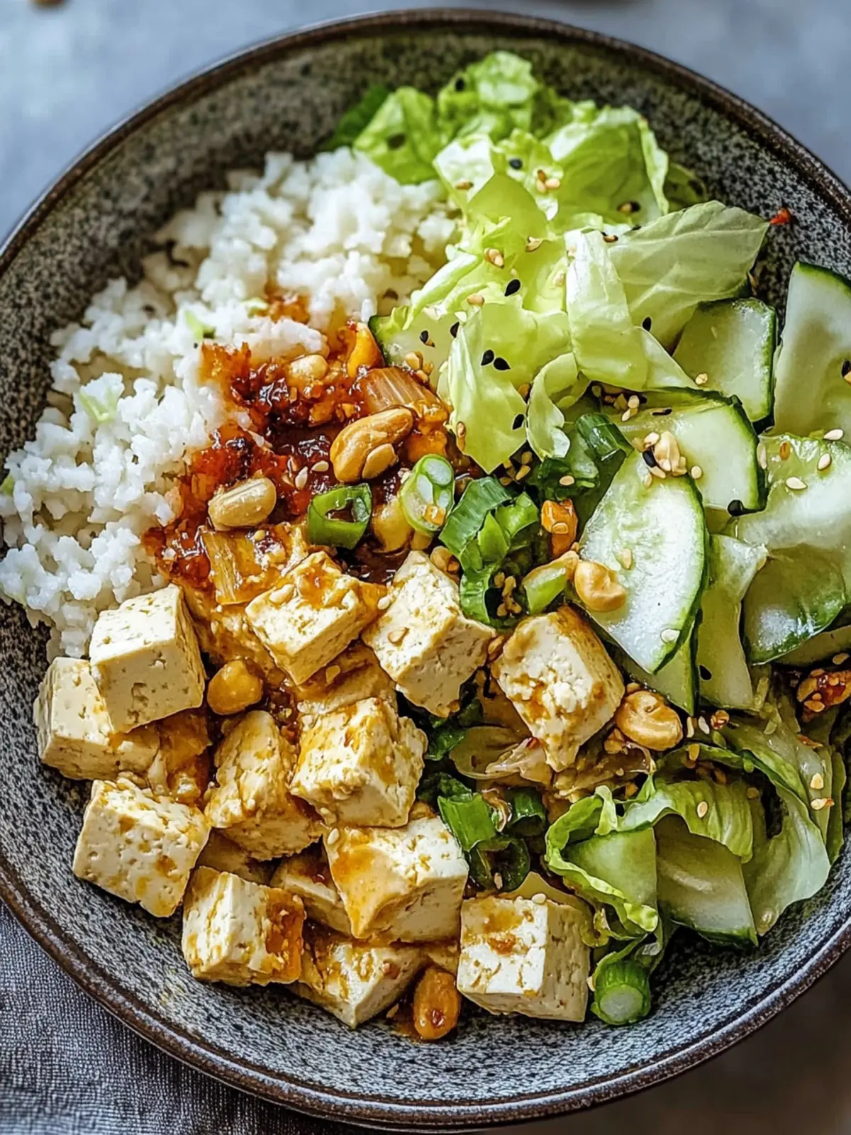 Tofu Kohlgemüse Pfanne
