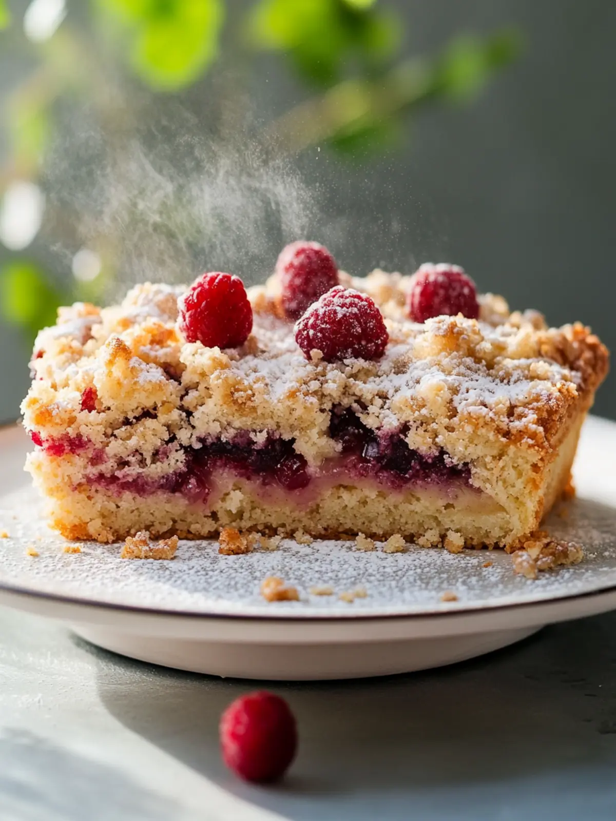 Pflaumenkuchen mit Streuseln
