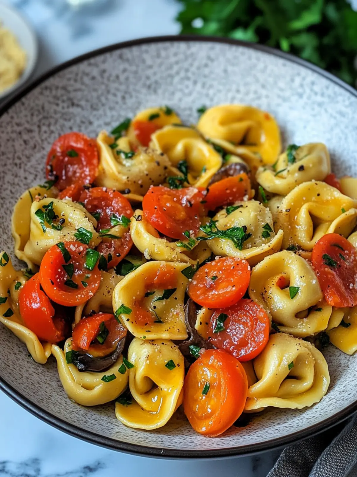 Sonnige Mediterrane Tortellini – Einfach, bunt & voller Geschmack