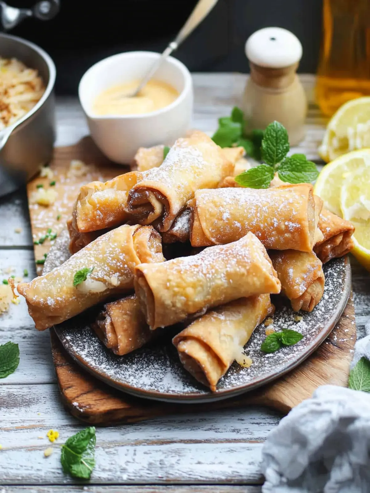 Luftfritteuse Frühlingsrollen