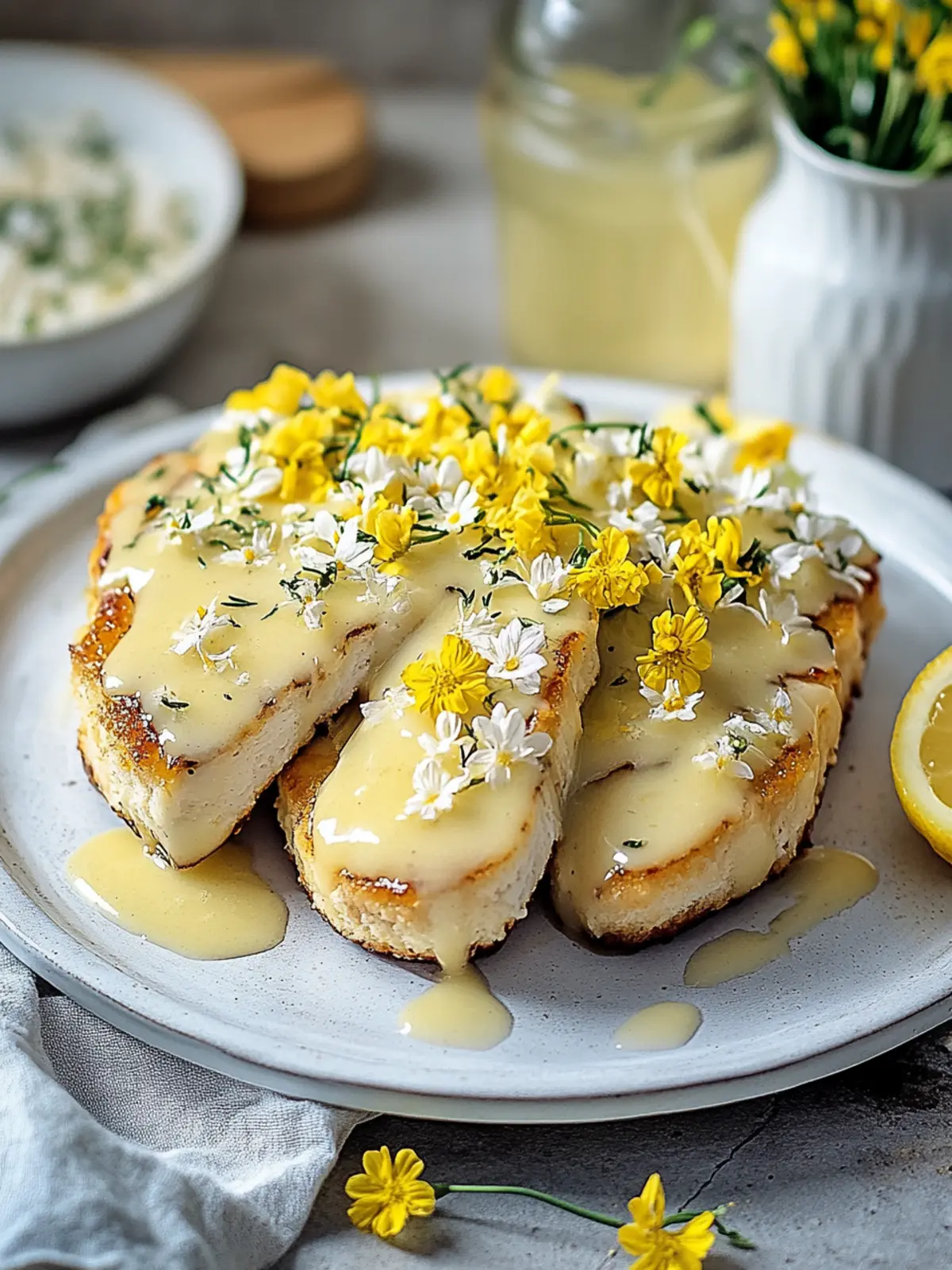 Honig Senf Hähnchen mit Reis