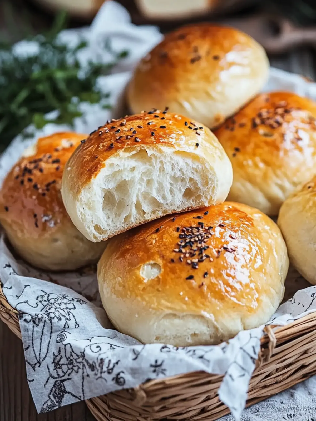 Türkisches Pogaça – gefüllte Brötchen