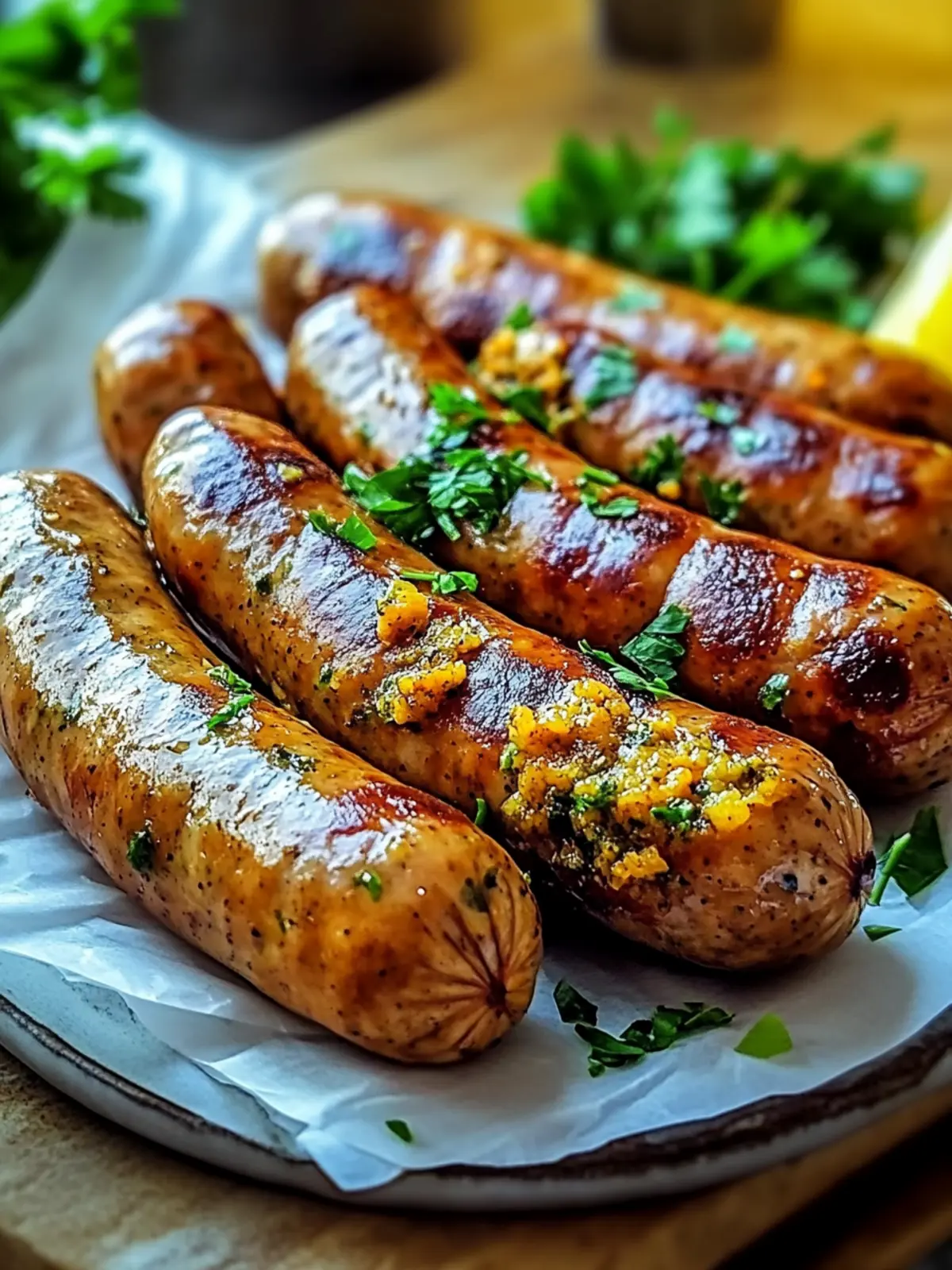 Herzhafte Kichererbsen-Linsen-Wurst mit Gewürzen