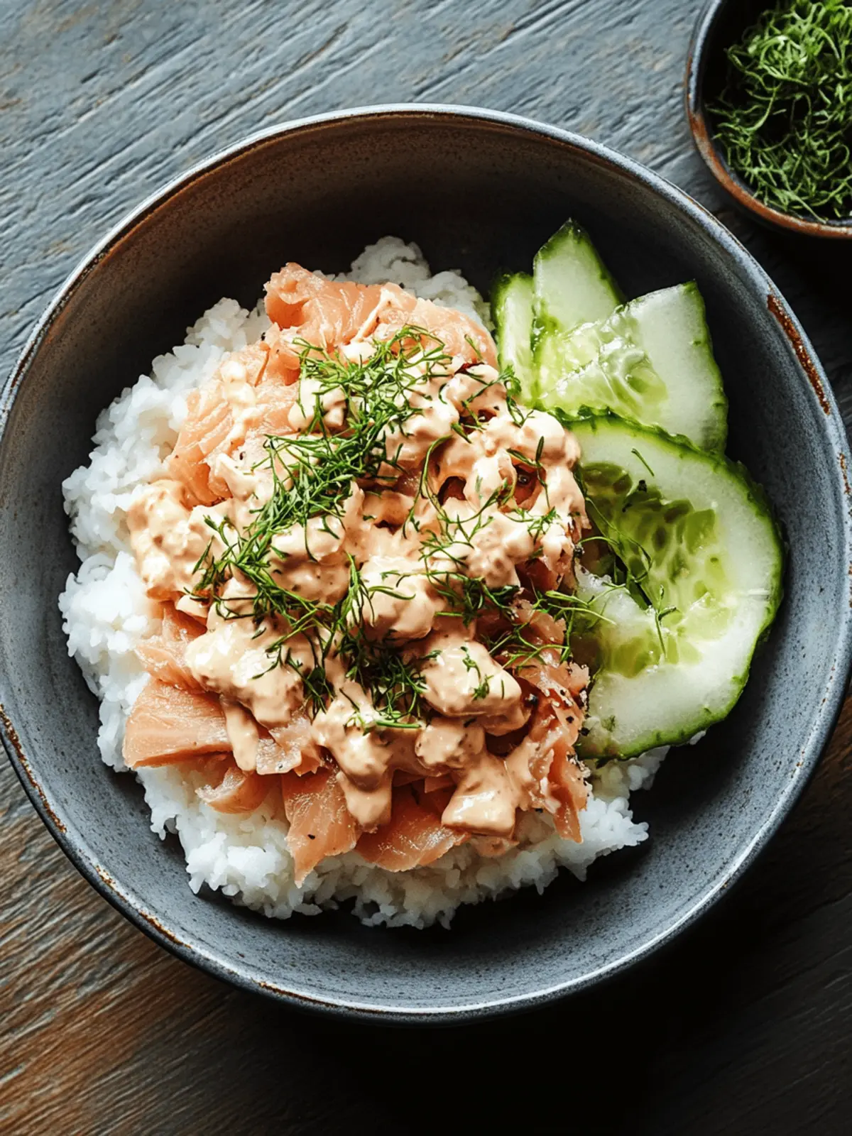 Thunfisch Mayo Reisschüssel