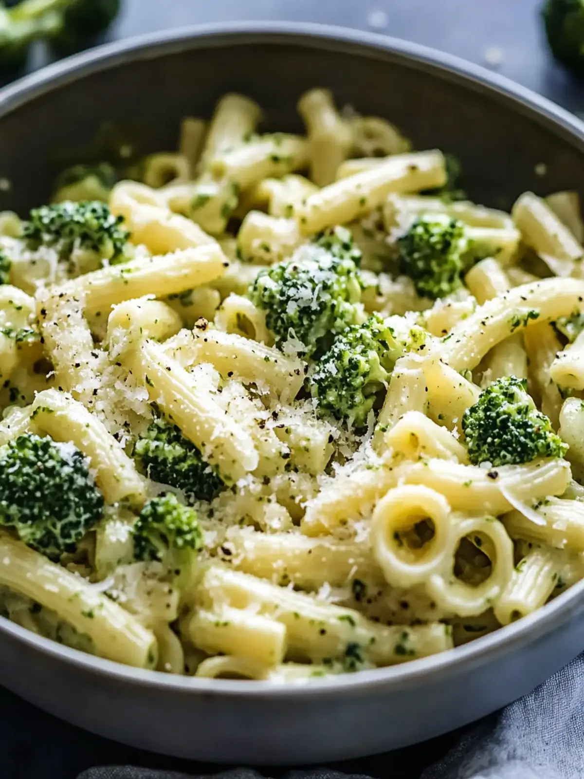 Gesunde Brokkoli Pasta für ein schnelles Abendessen