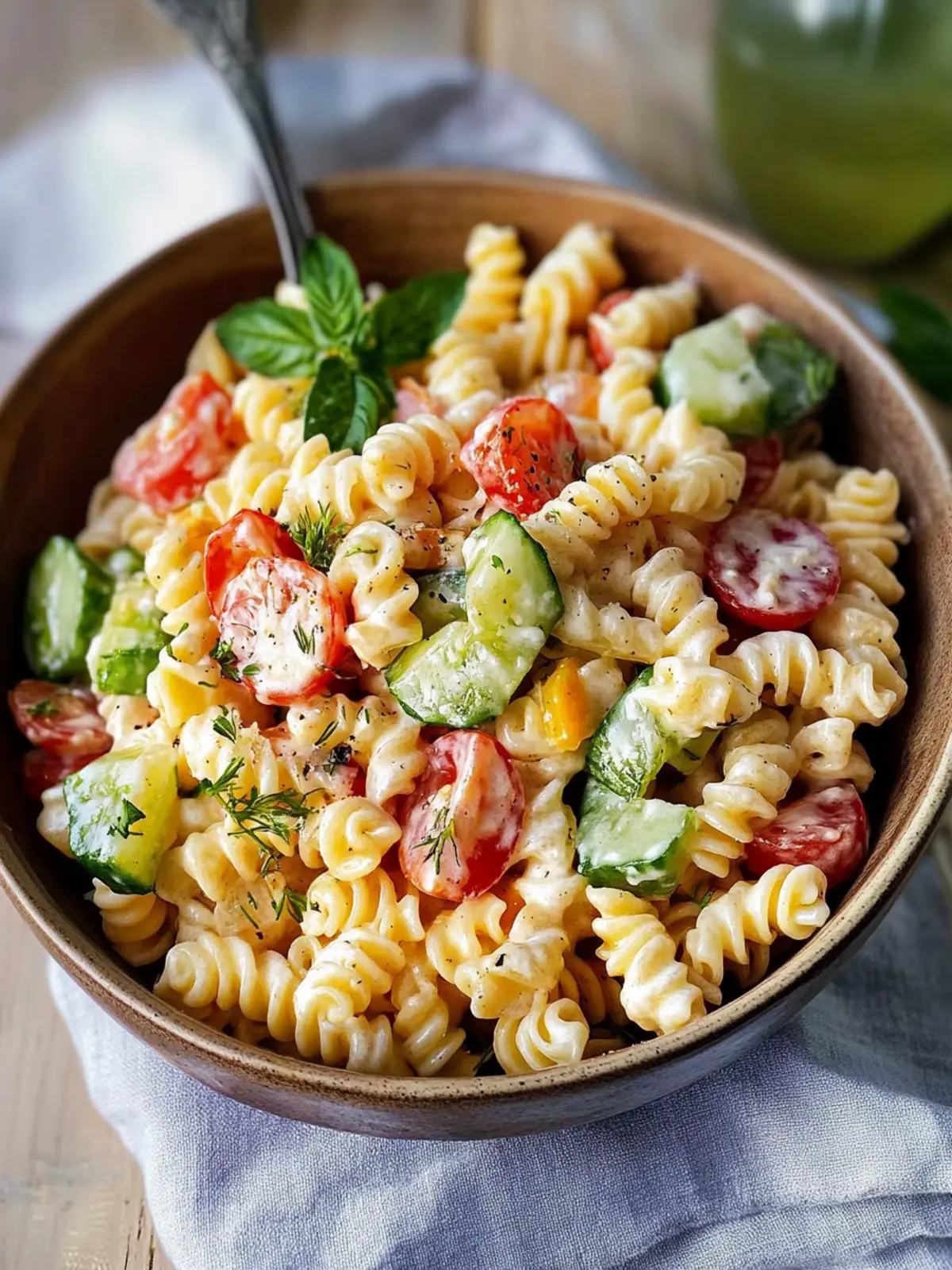Veganer Nudelsalat einfach und lecker: Das beste Rezept