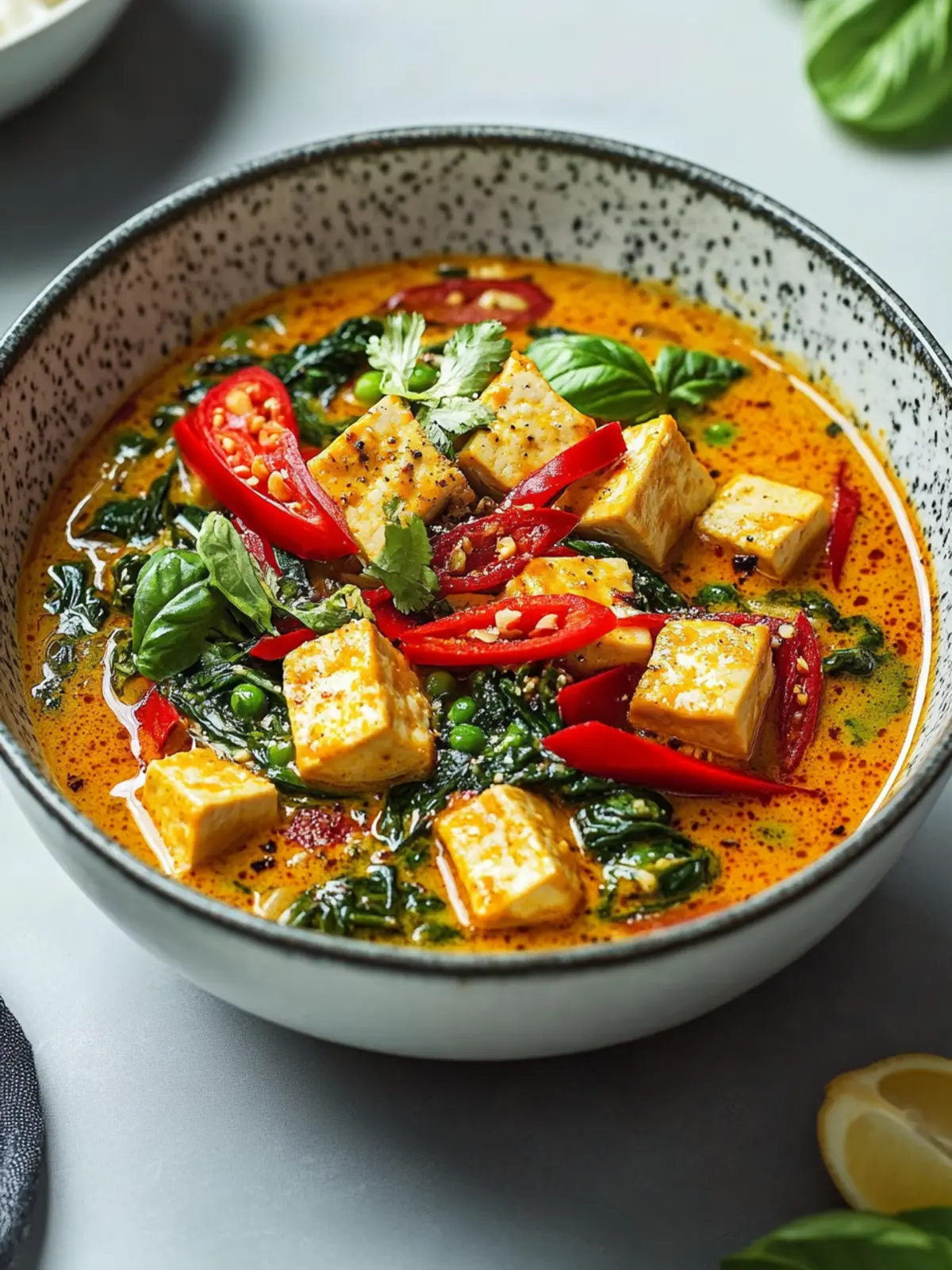 Thai-Curry mit Tofu – cremig knuspriges Zusammenspiel