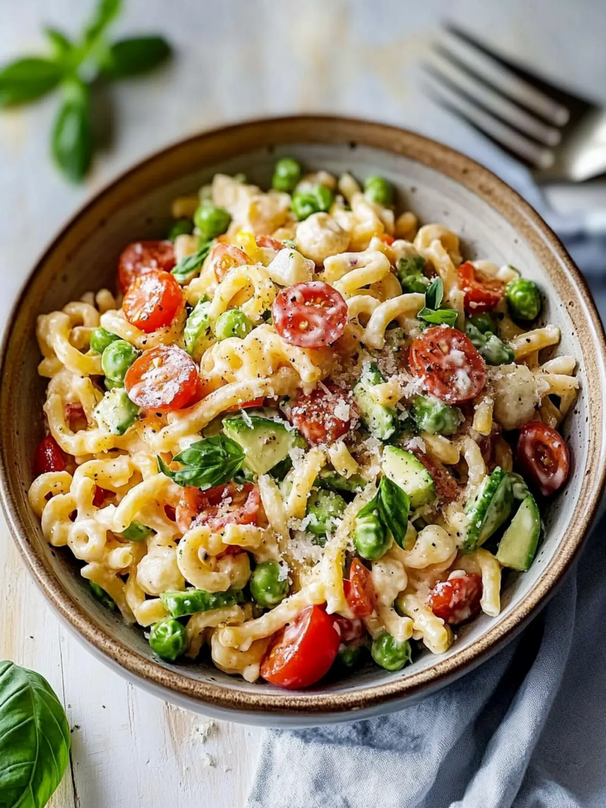 Veganer Nudelsalat einfach und lecker: Das beste Rezept