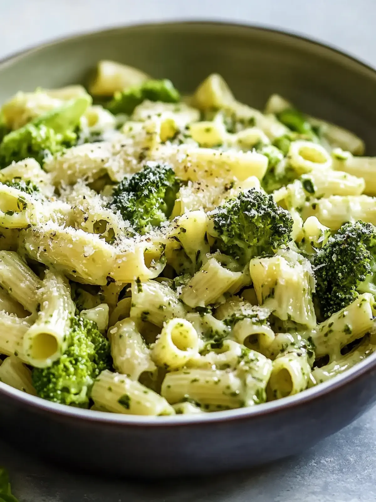 Gesunde Brokkoli Pasta für ein schnelles Abendessen