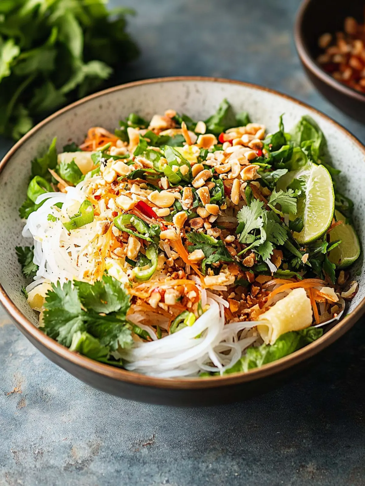 Bun Tron: vietnamesischer Reisnudelsalat mit Crunch