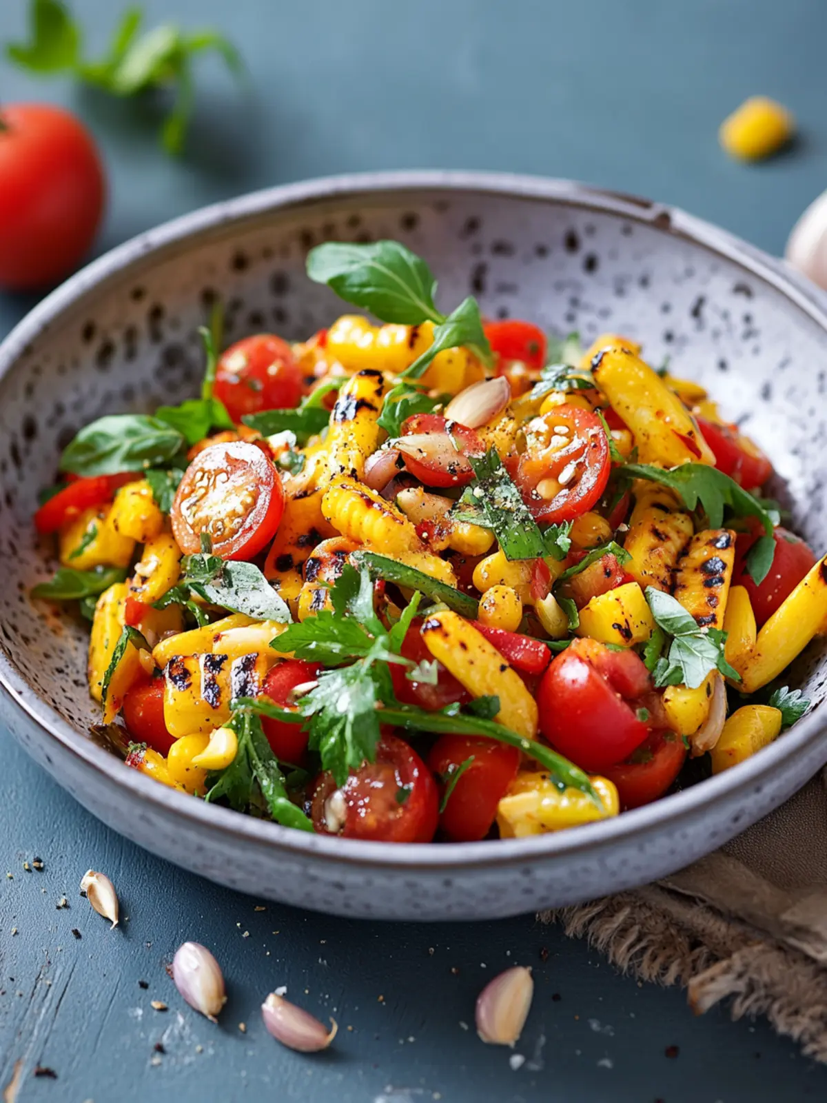 Paprika corn salad: A fresh classic for the barbecue evening