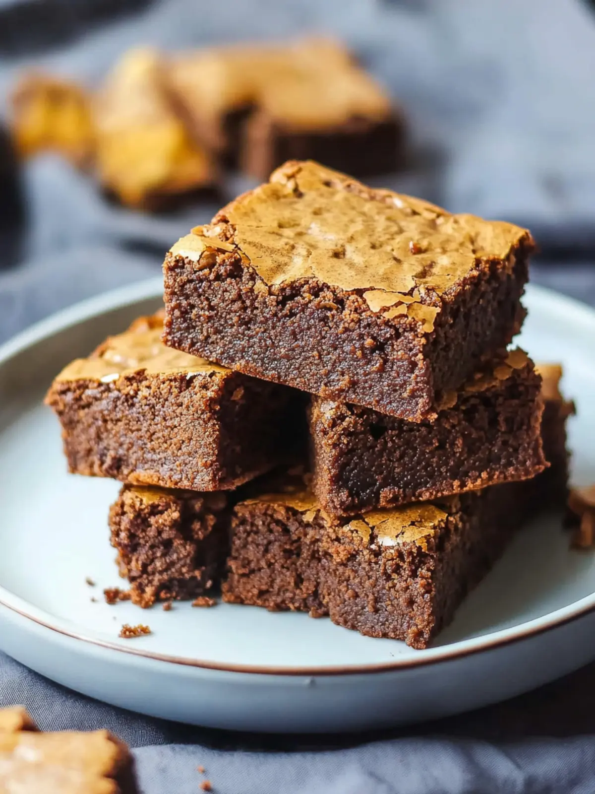 Vegan Biscoff Brownies
