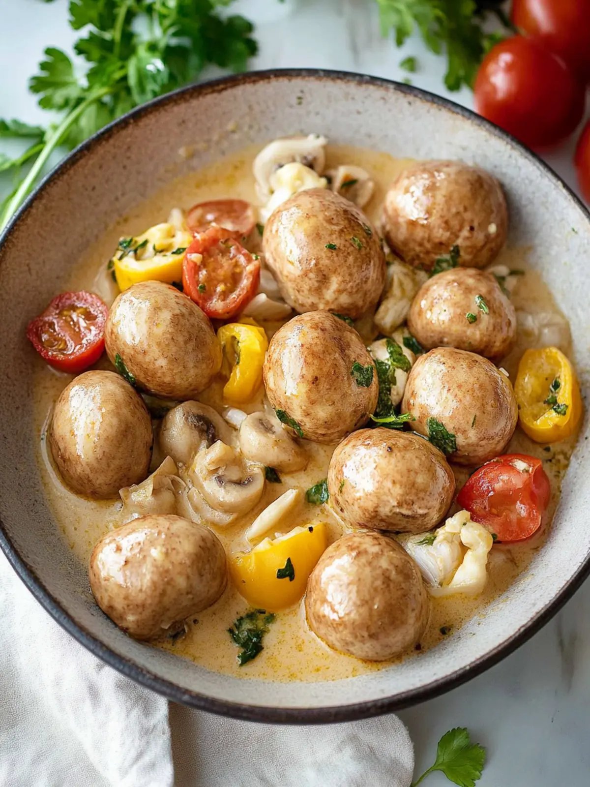 Pilz-Buletten-Pfanne