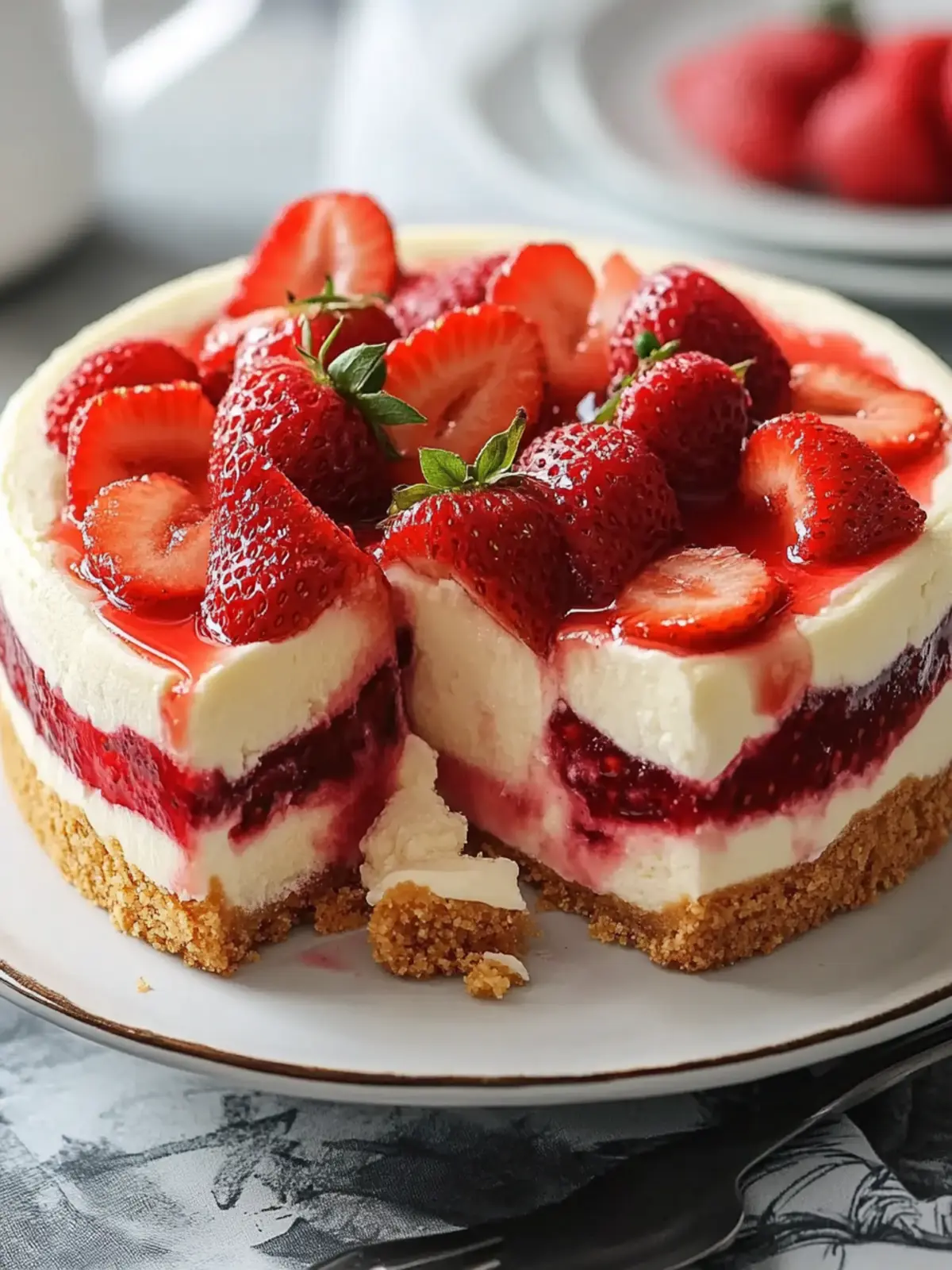 Erdbeer-Käsekuchen: Der perfekte Dessertklassiker