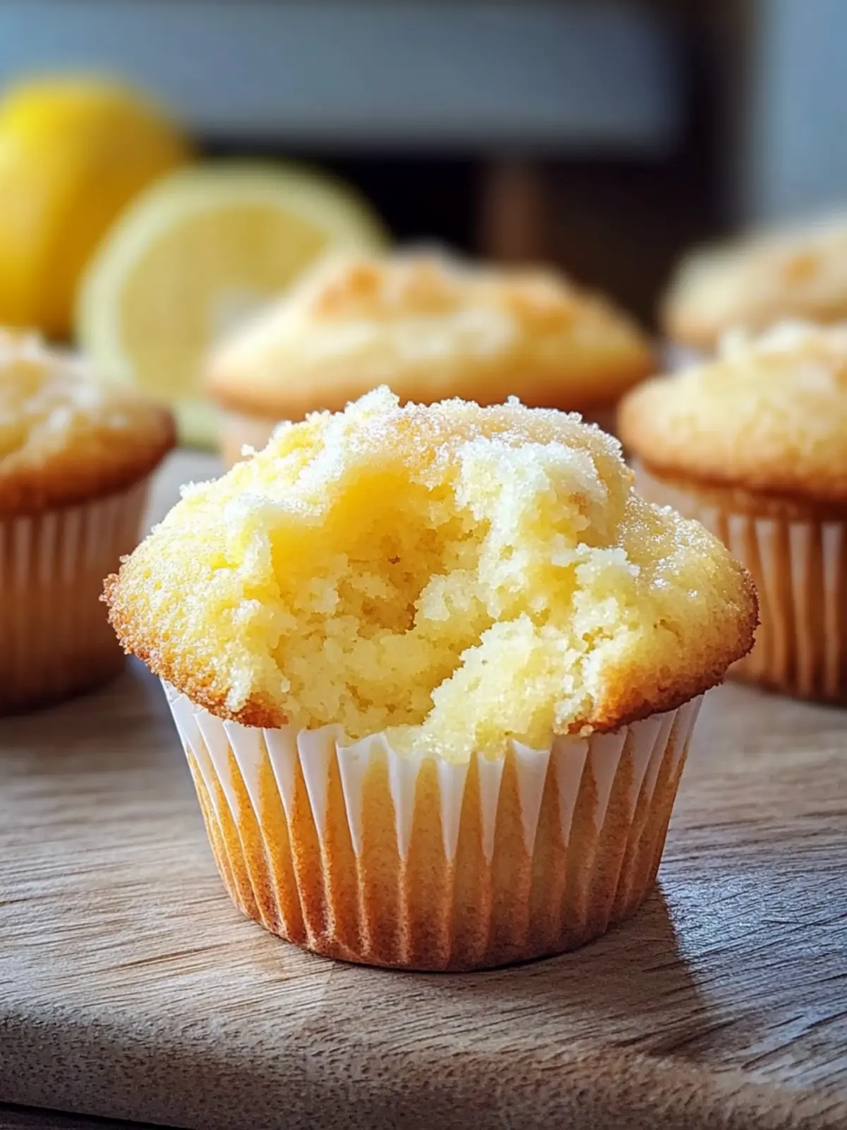 Zitronen-Creme-Käsekuchen-Muffins für den perfekten Genuss