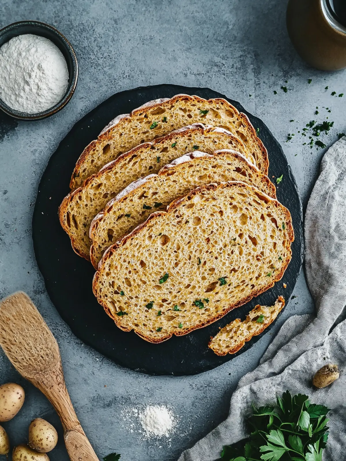Kartoffel-Pfannenbrot