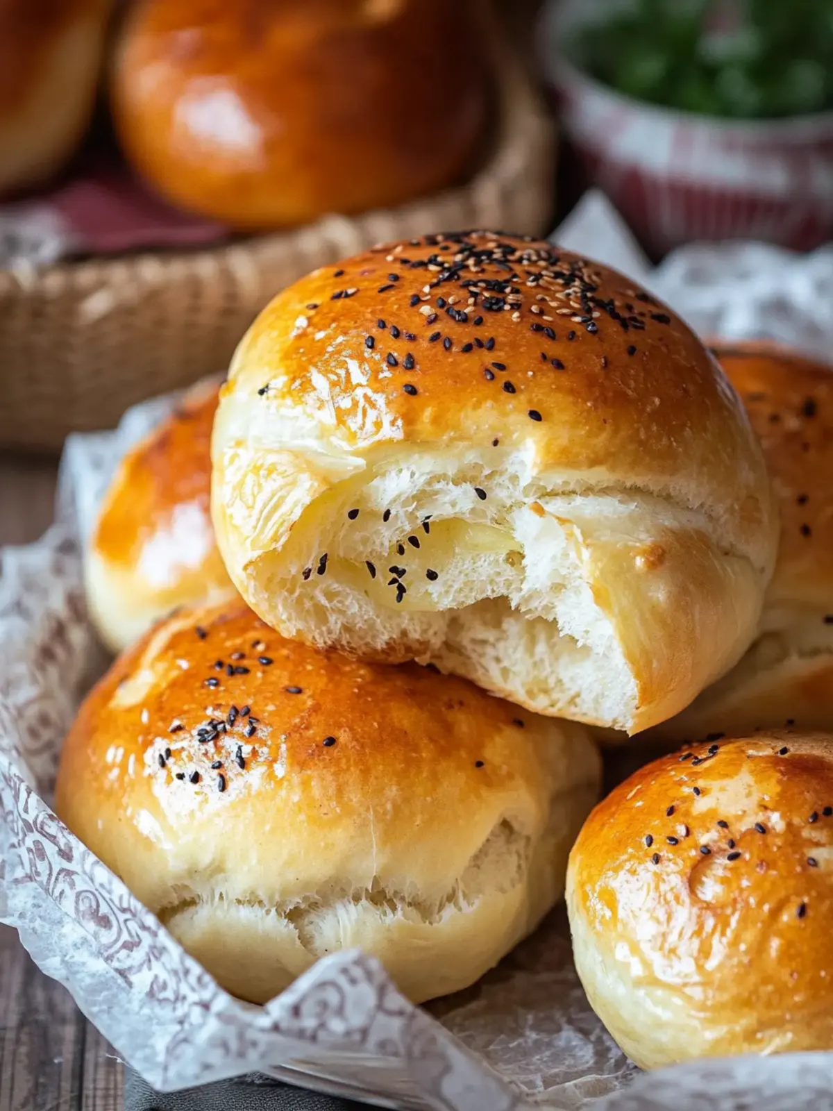 Türkische Pogaca – gefüllte Brötchen