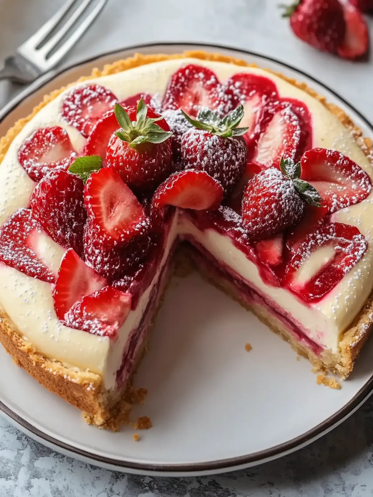 Erdbeer-Käsekuchen: Der perfekte Dessertklassiker
