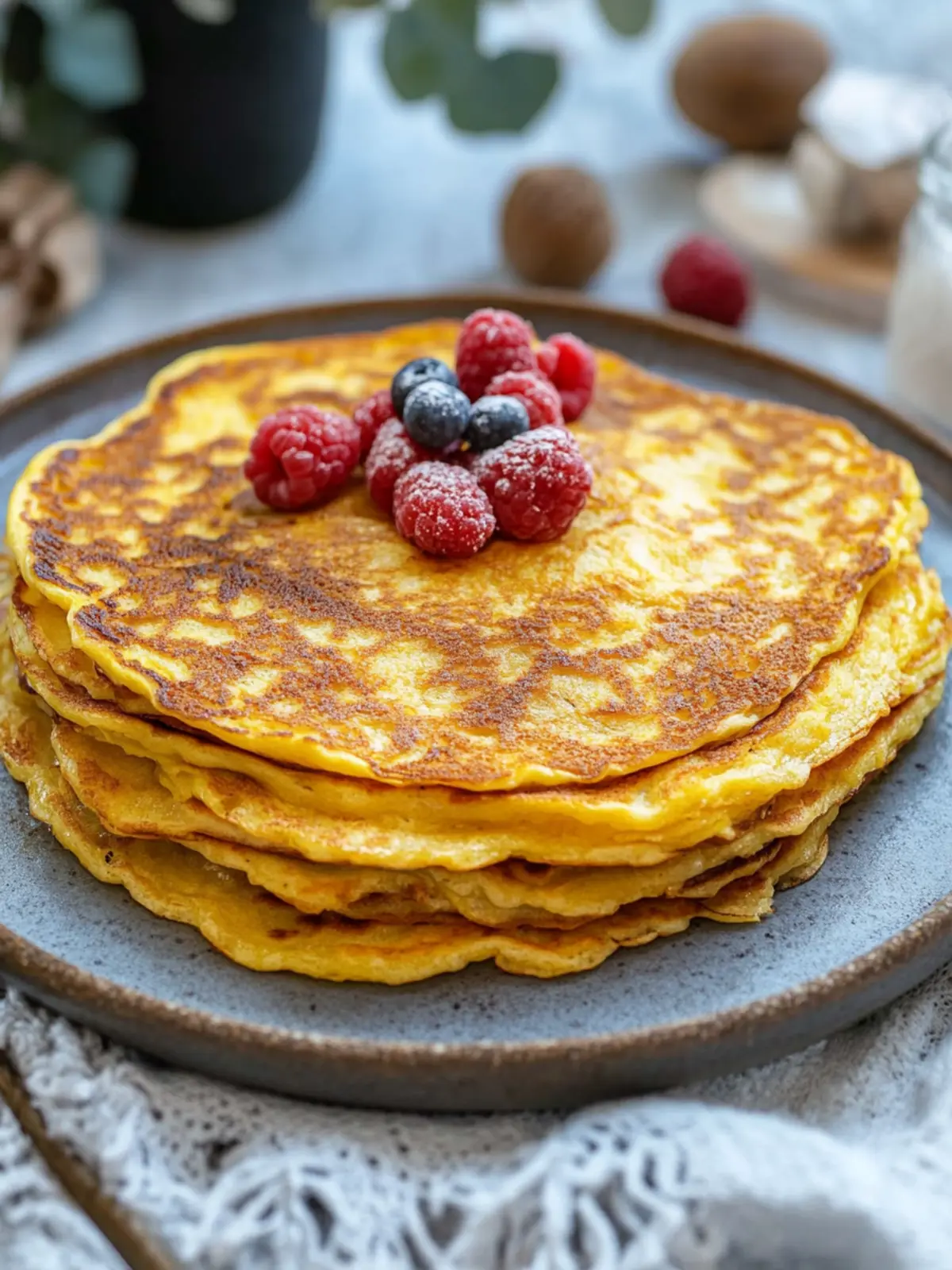 Schnelle Low Carb-Pfannkuchen ohne Mehl