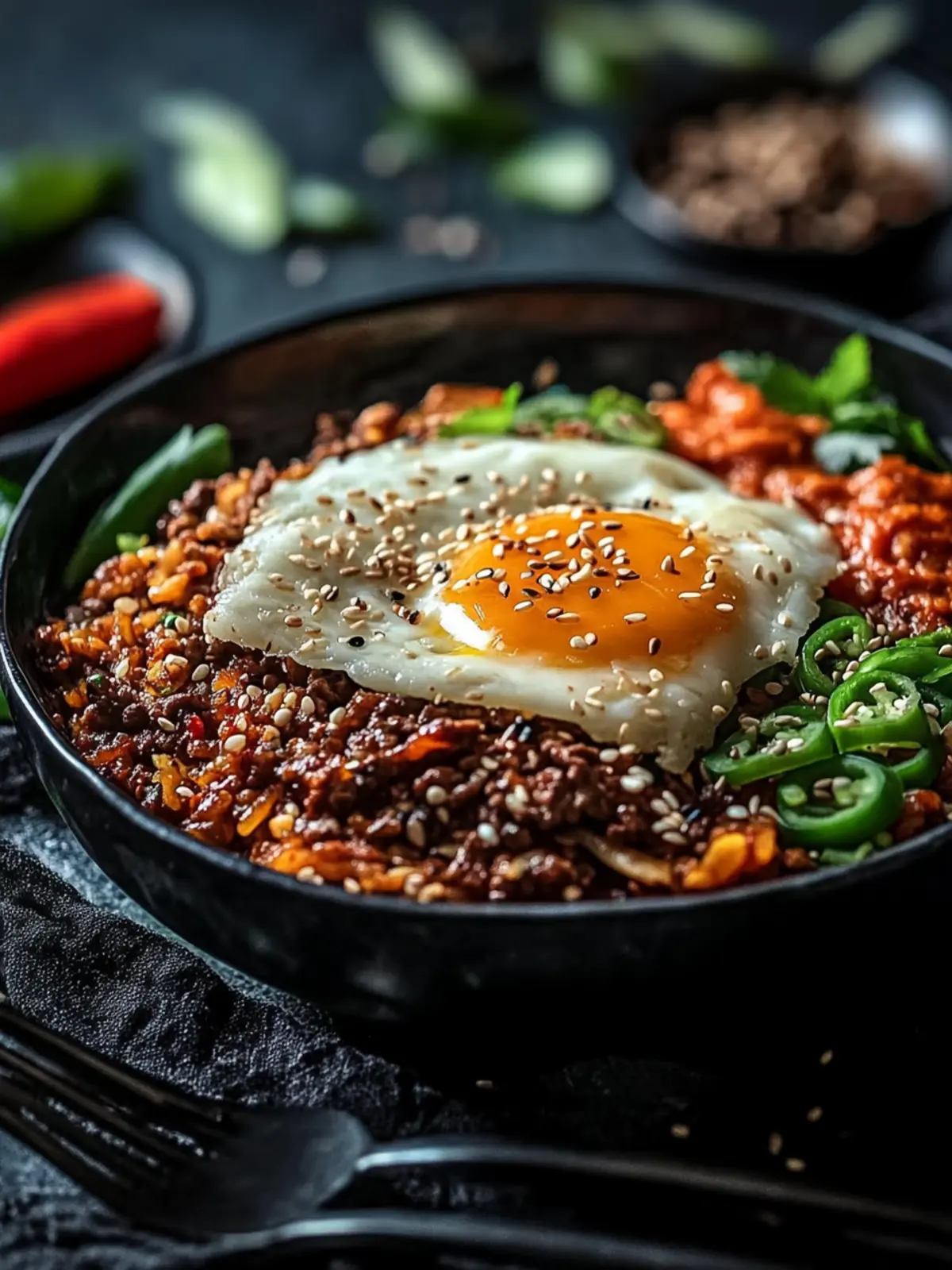 Koreanische Hackpfanne