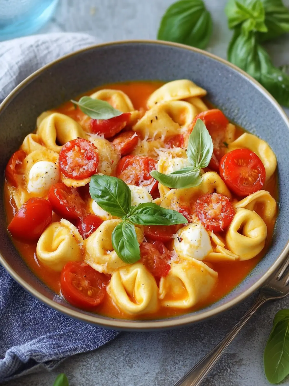 Tortellini-Spieße Tomate-Mozzarella