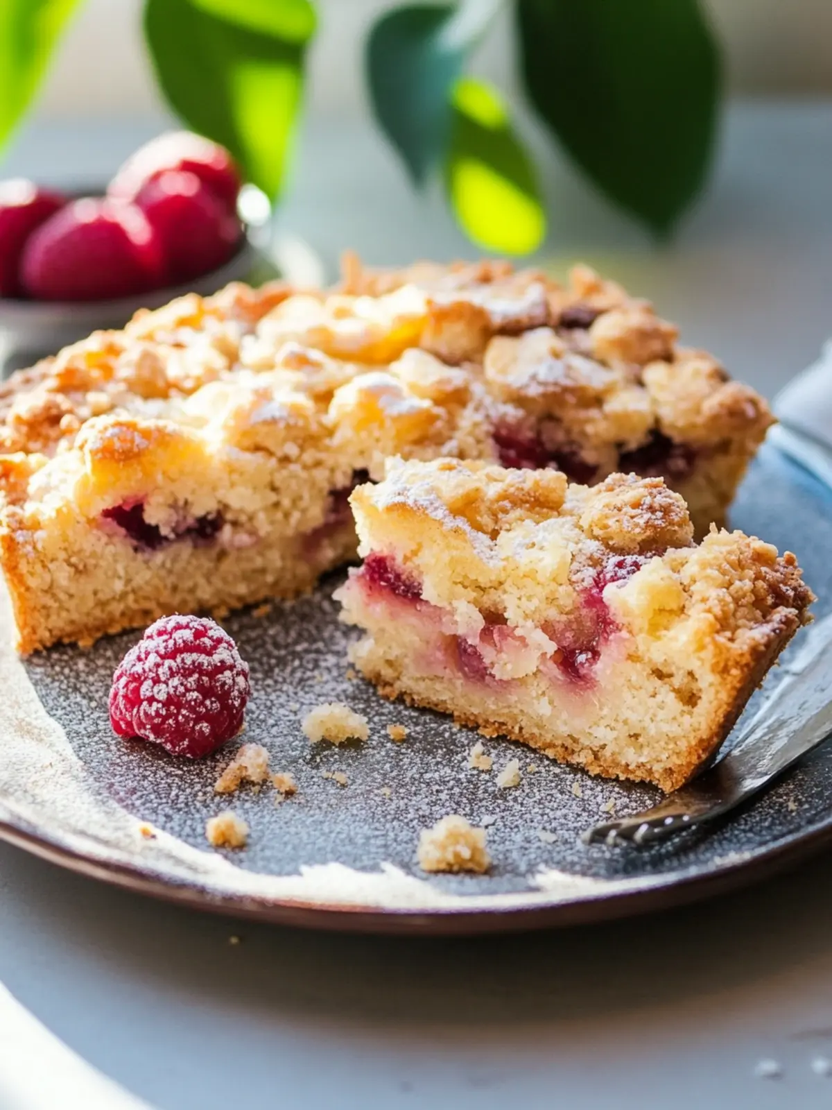 Pflaumenkuchen mit Streuseln