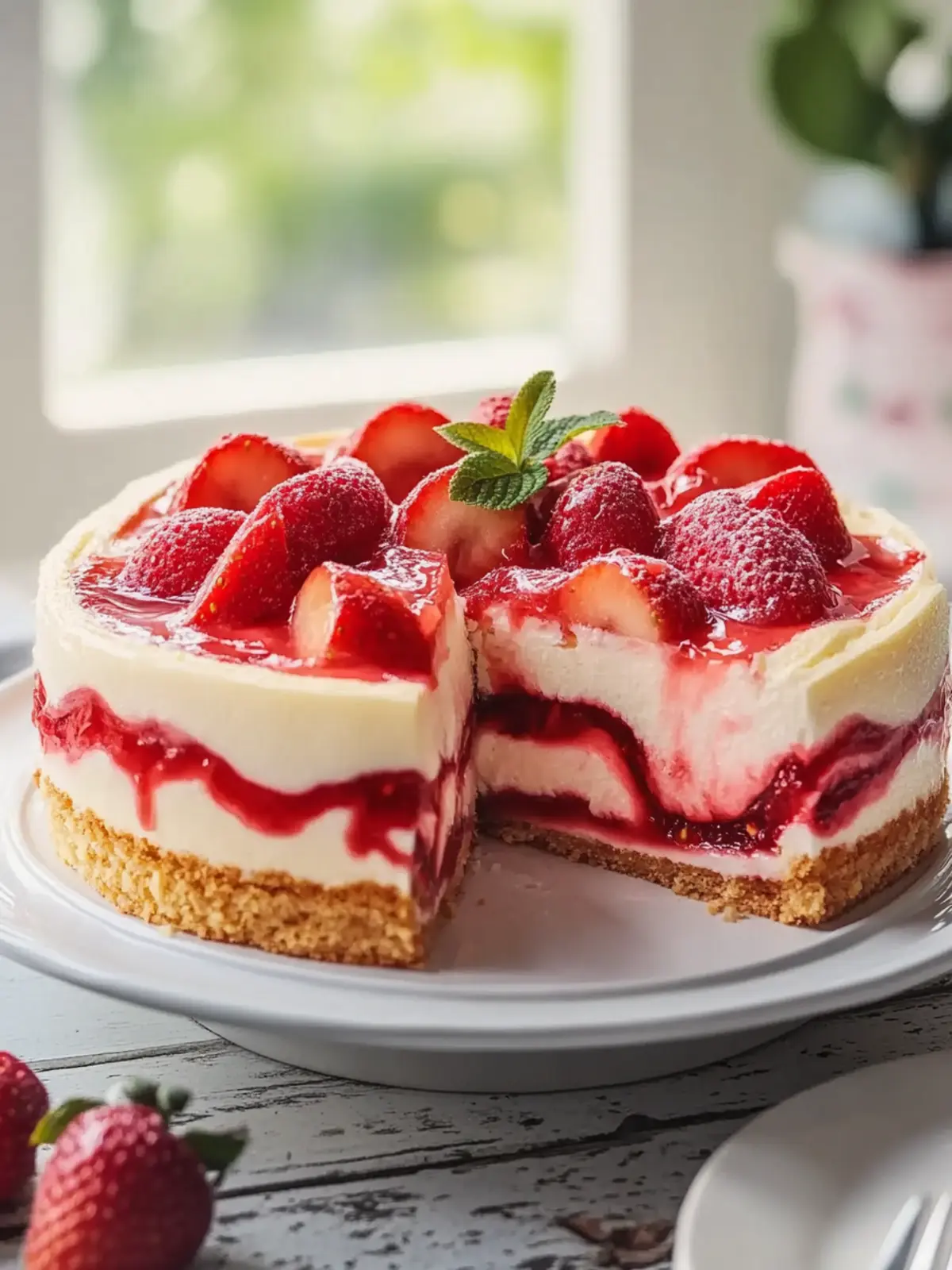 Erdbeer-Käsekuchen: Der perfekte Dessertklassiker