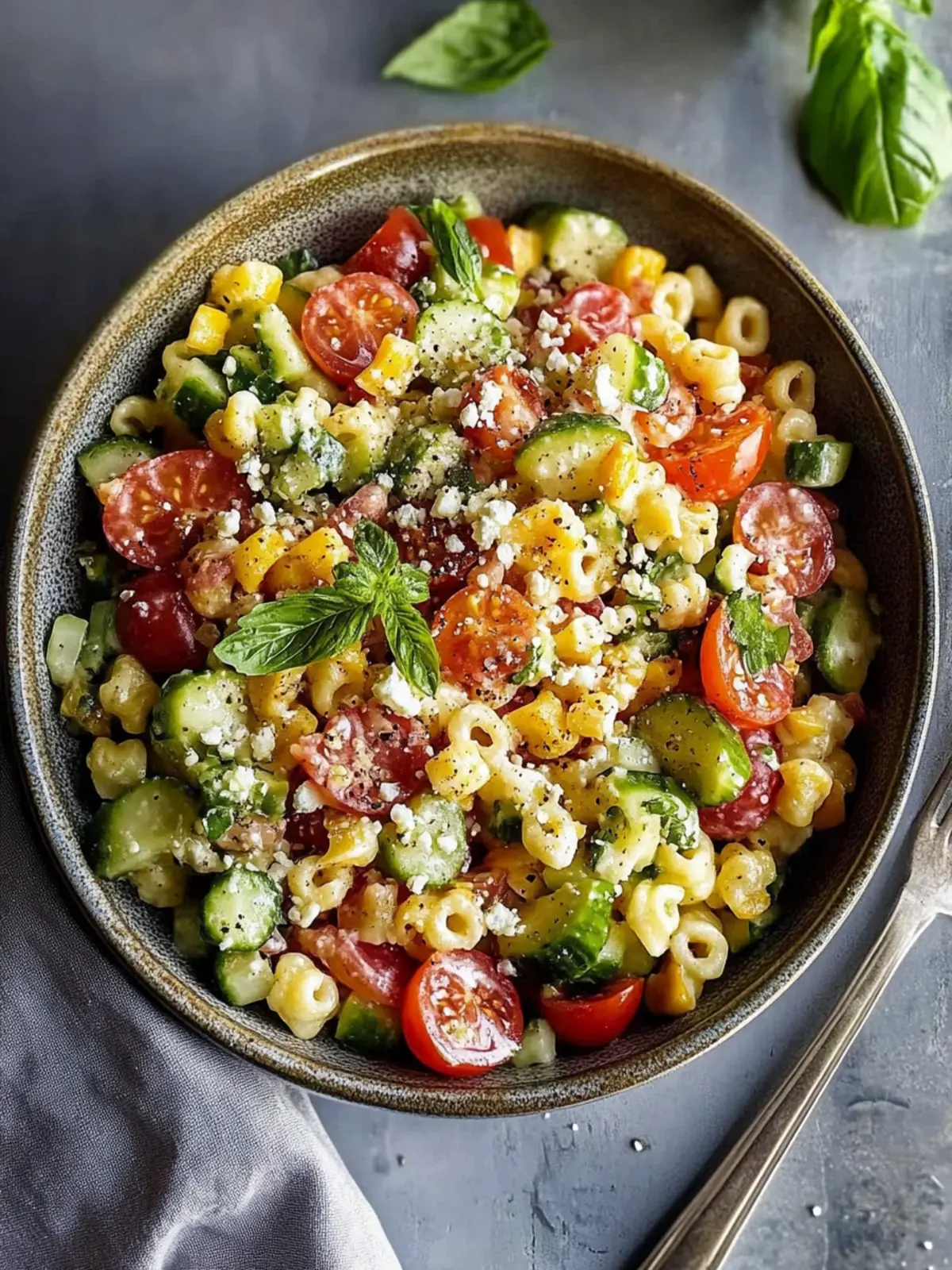 Veganer Nudelsalat einfach und lecker: Das beste Rezept