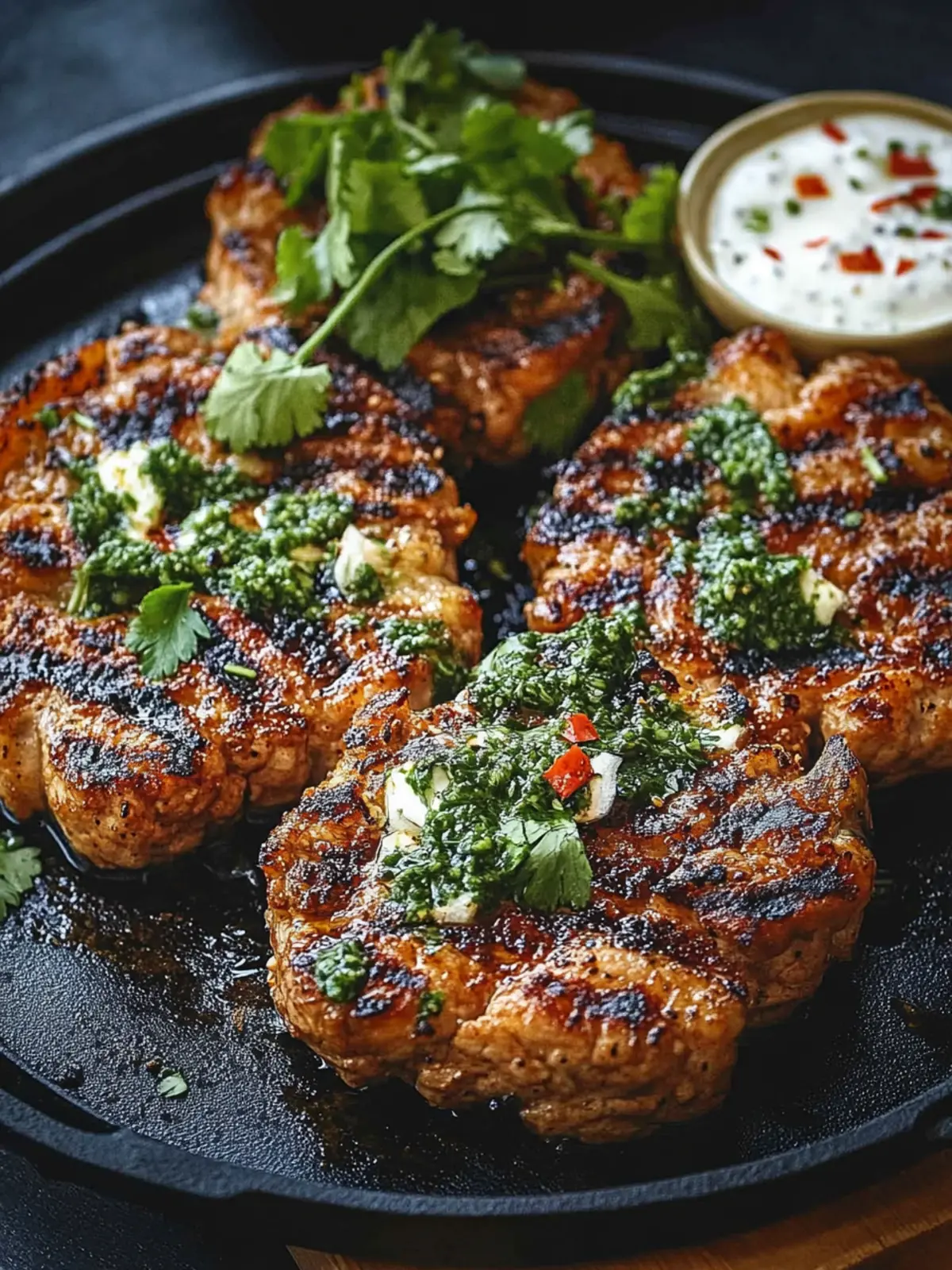 Scharf Gegrillte Blumenkohlsteaks