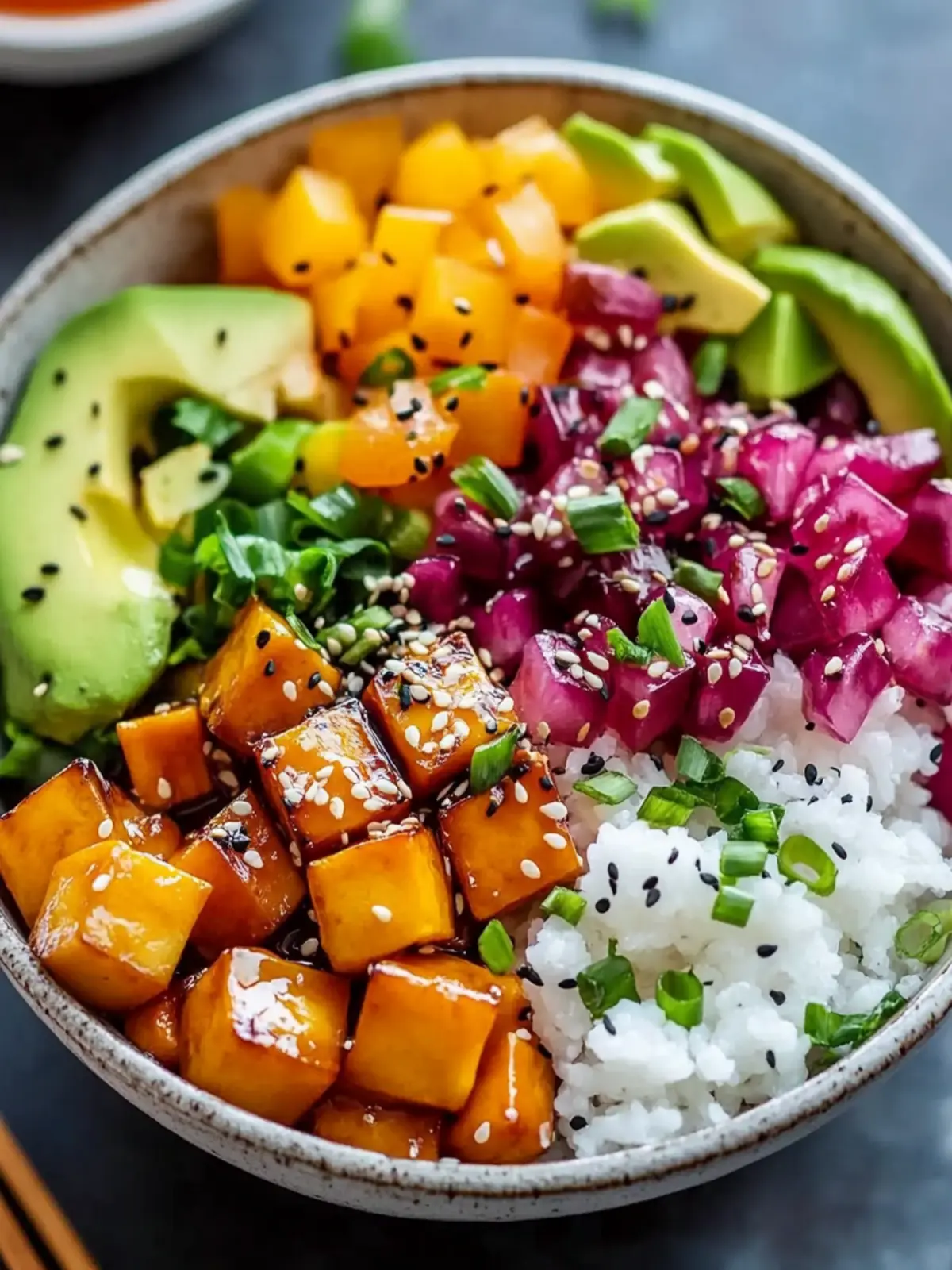 Vegane Poke Bowl: Ein Unglaubliches Ultimatives 7-Zutaten Rezept