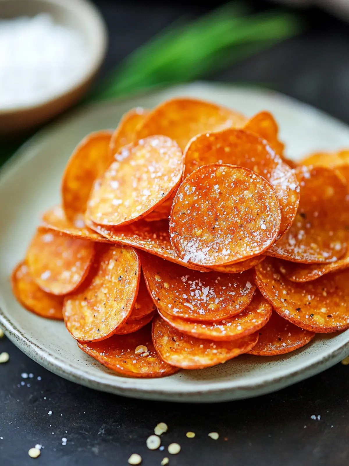 Luftfritteuse Peperoni Chips