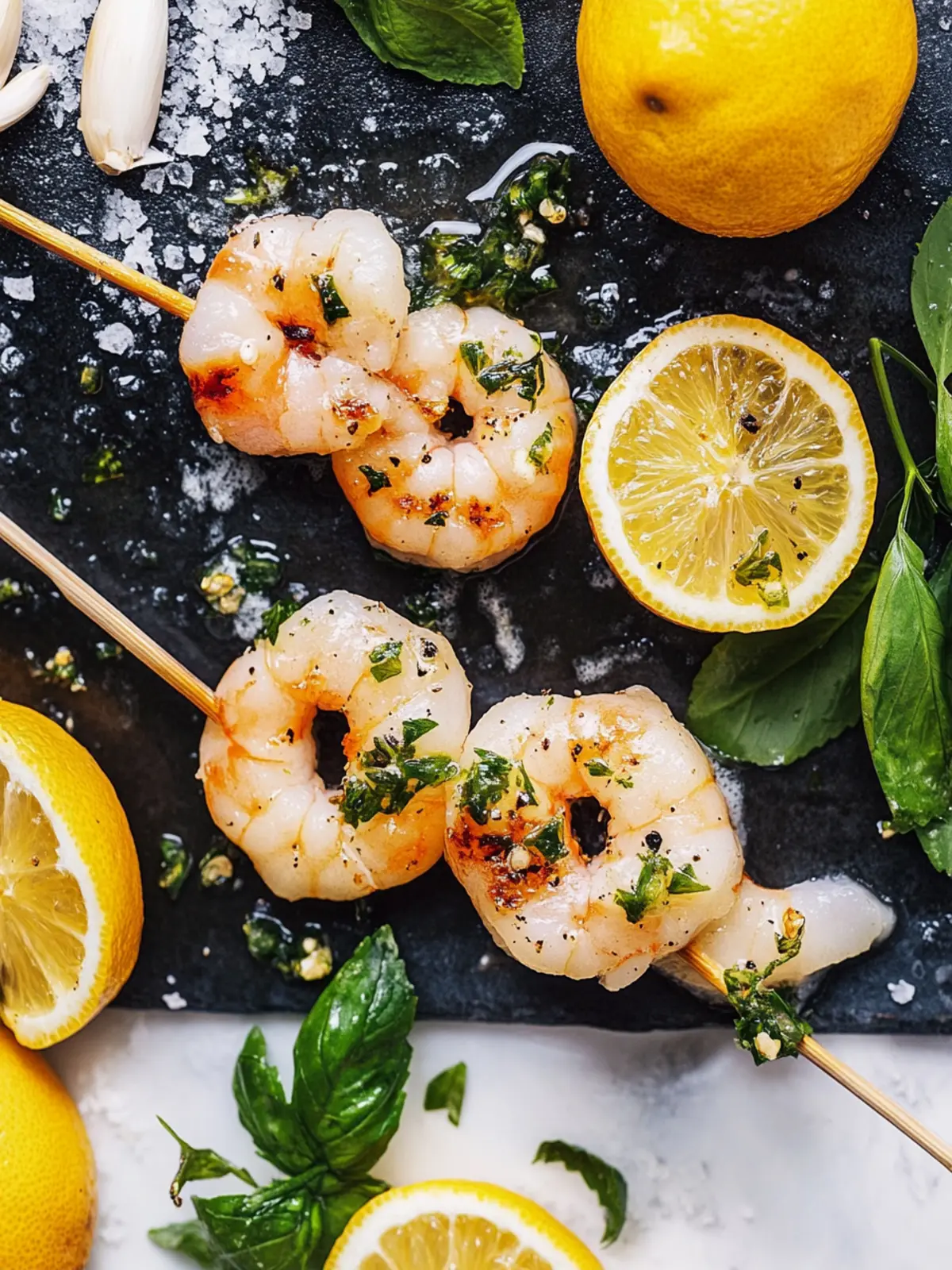 Zitronen-Knoblauch-Garnelen