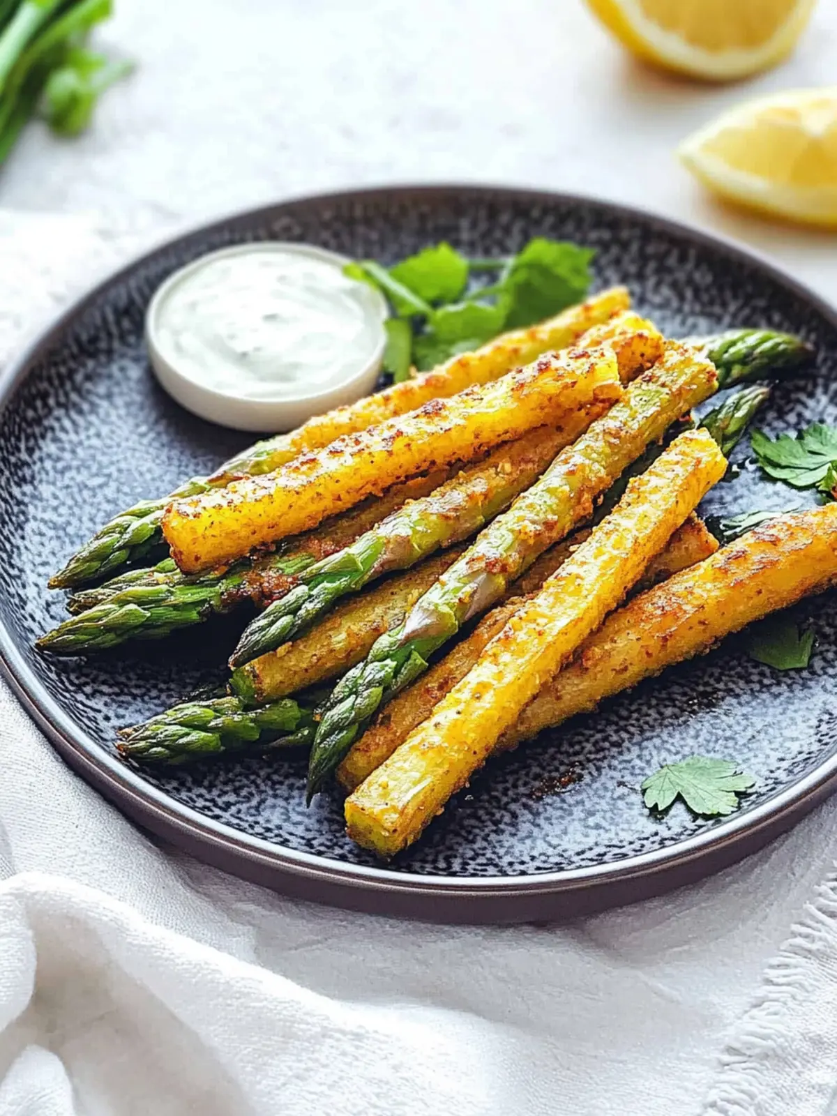 Crispy asparagus from the air fryer: Perfect for spring