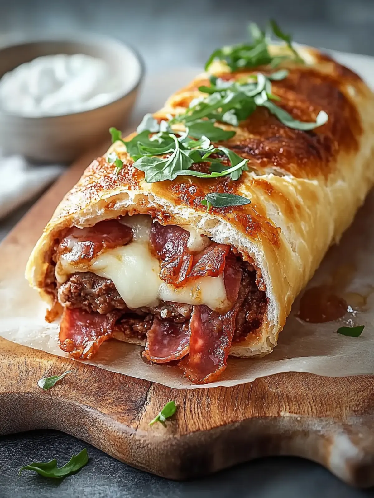 Hackfleisch-Käse-Rolle – Herzhaft & Einfach Zubereitet